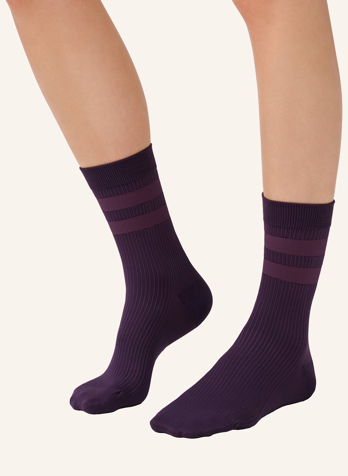 ITEM m6 Socken CONSCIOUS COTTON: DUNKELLILA