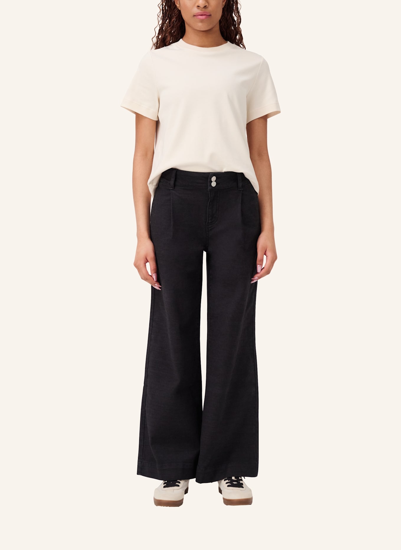 ITEM m6 Hose LOOSE PANAMA: SCHWARZ