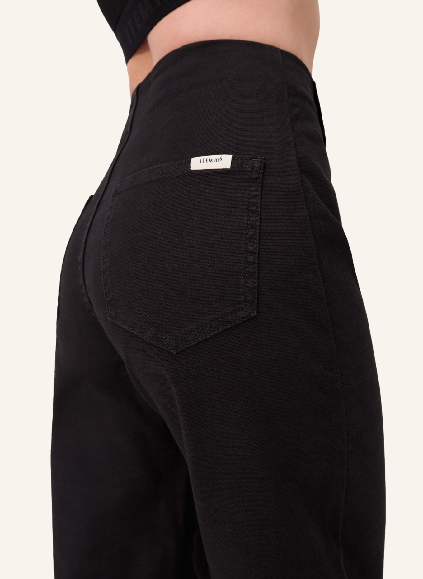 ITEM m6 Mom Jeans RELAXED HIGH RISE: SCHWARZ