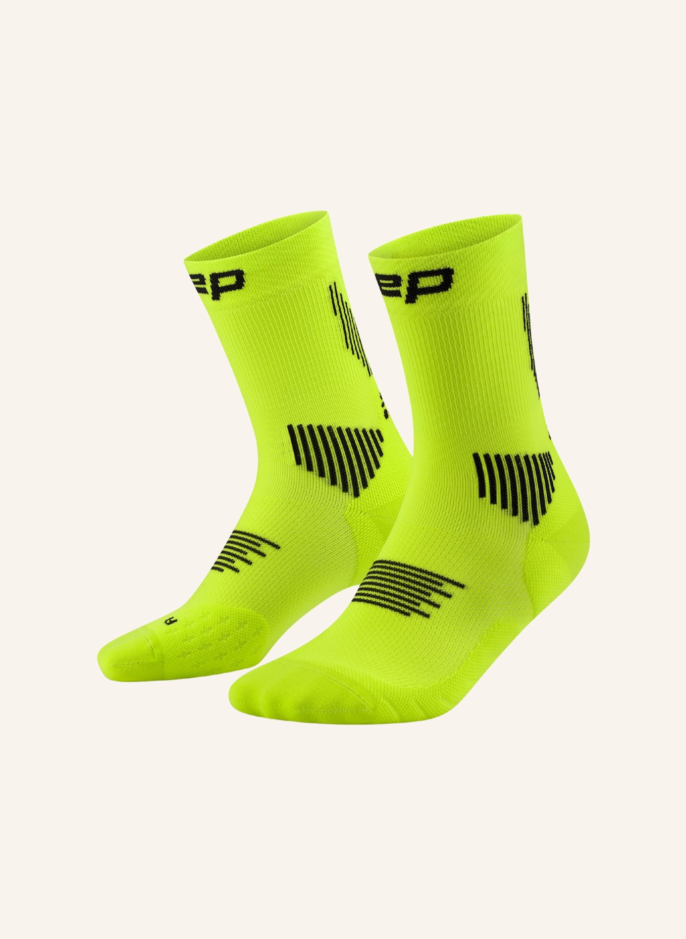cep Laufsocken CORE RUN MID CUT: SCHWARZ