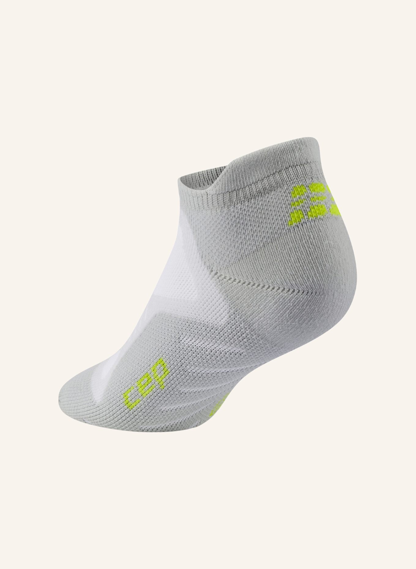 cep Run Cushion Socks NO SHOW: GRAU