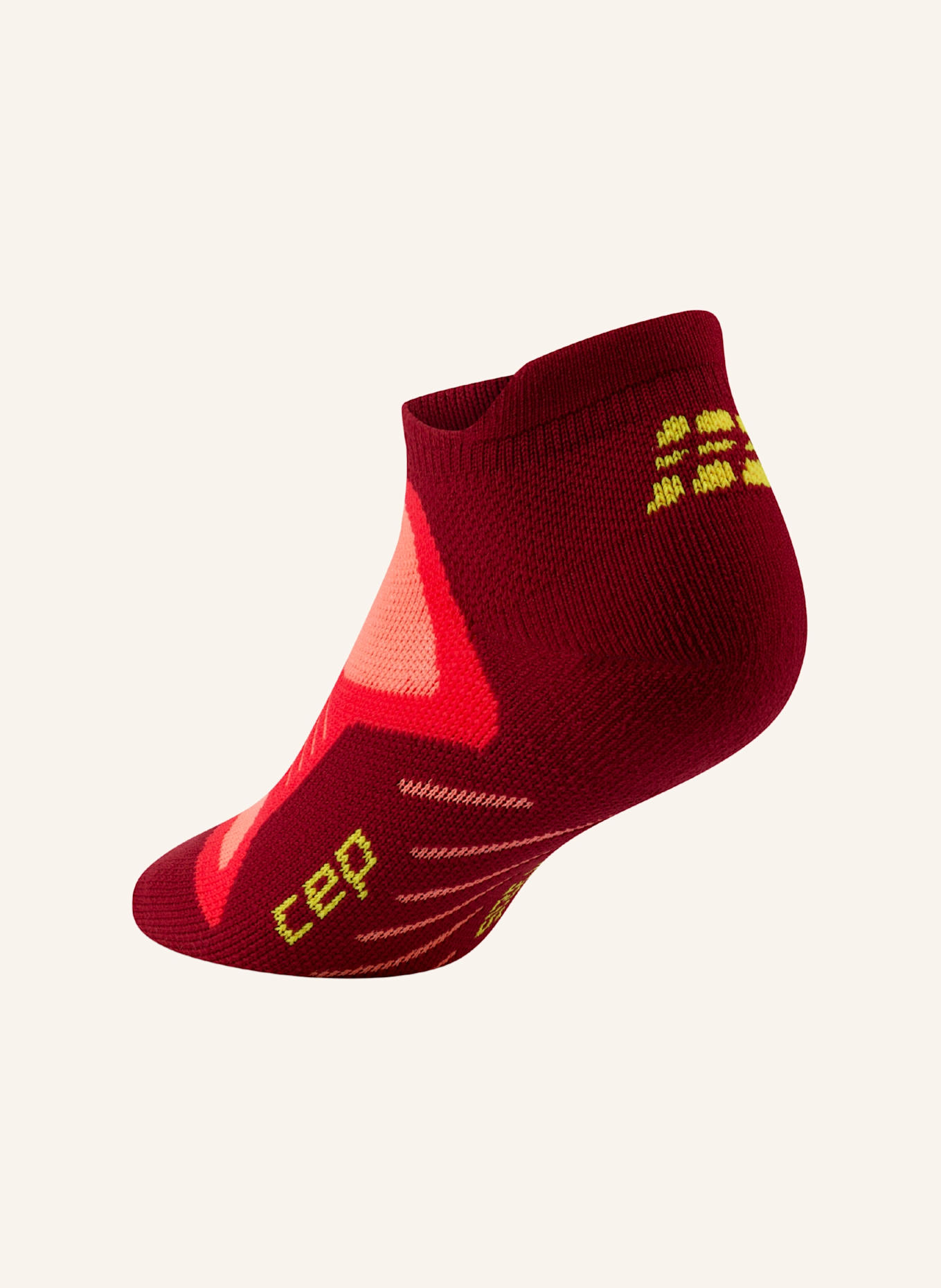 cep Run Cushion Socks NO SHOW: ROT