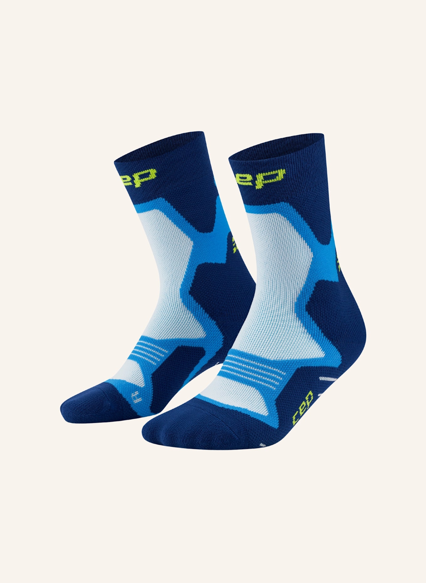 cep CEP Run Cushion Socks Mid Cut: BLAU