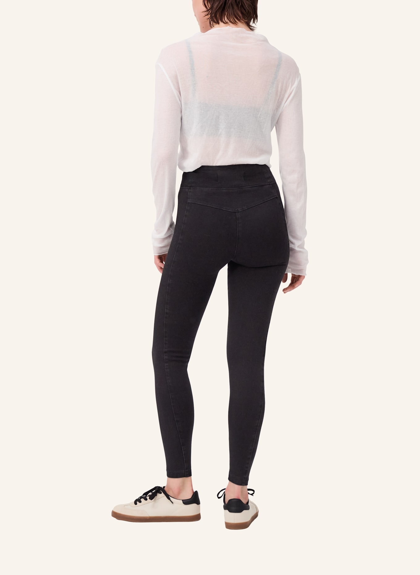 ITEM m6 Leggings DENIM mit Shapingeffekt: SCHWARZ