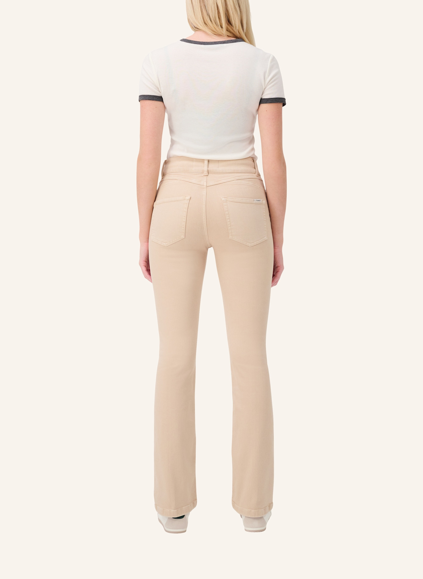 ITEM m6 Bootcut Jeans BOOTCUT HIGH RISE: BEIGE