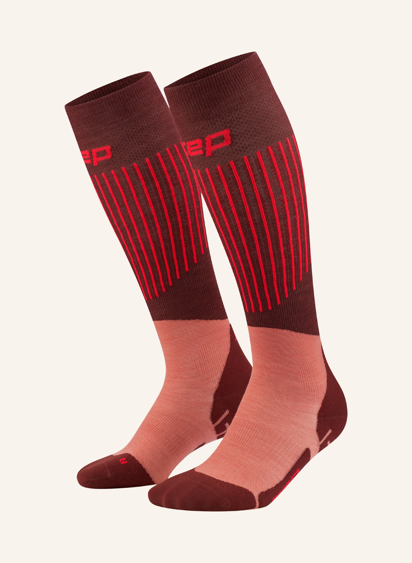 cep Skisocken ULTRALIGHT COMPRESSION - TALL 3.0: BRAUN