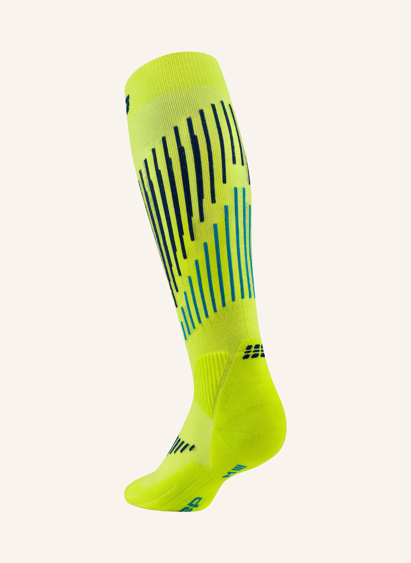 cep Laufsocken KNEE HIGH TOURING SKIING mit Kompression: BLAU