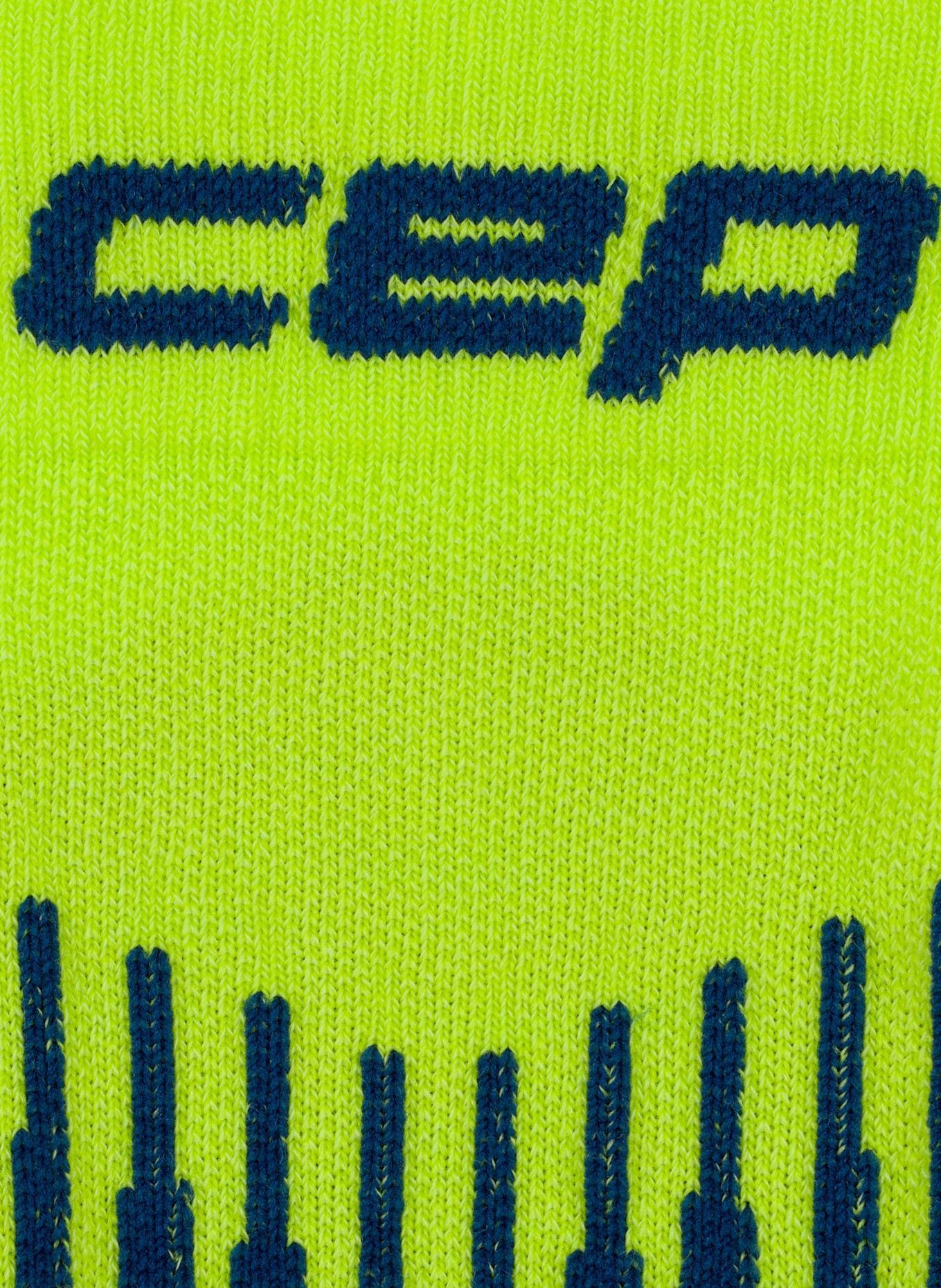 cep Laufsocken KNEE HIGH TOURING SKIING mit Kompression: BLAU