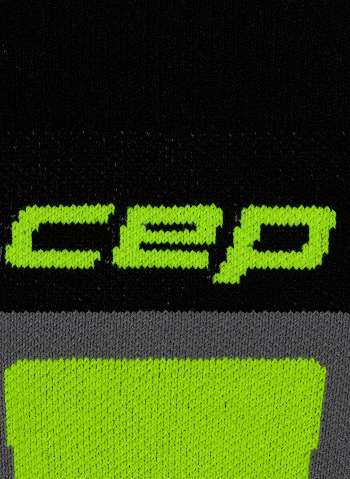 cep Skisocken SKI THERMO TALL: SCHWARZ/ GELB