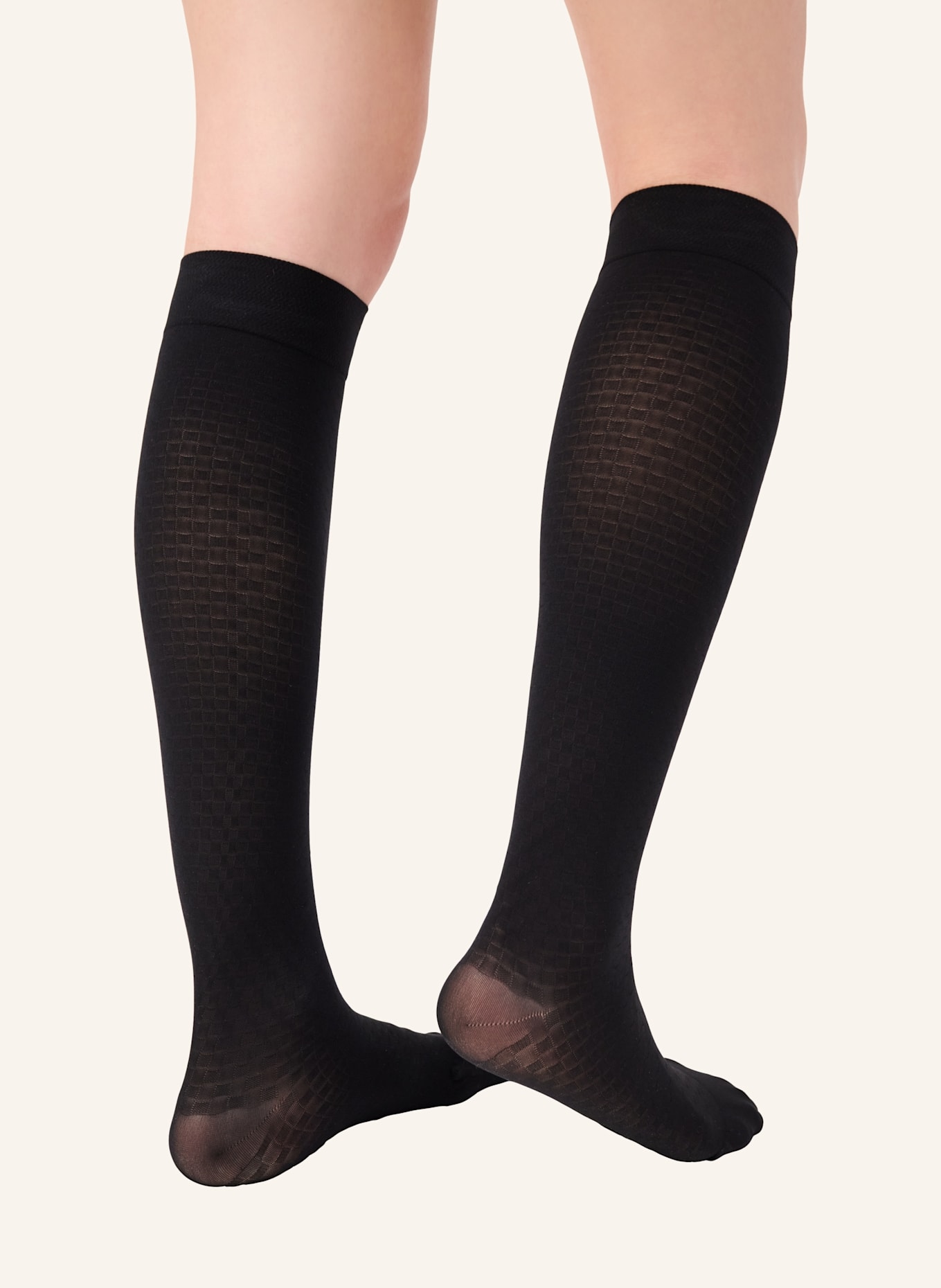 ITEM m6 Knee-High Vichy: SCHWARZ
