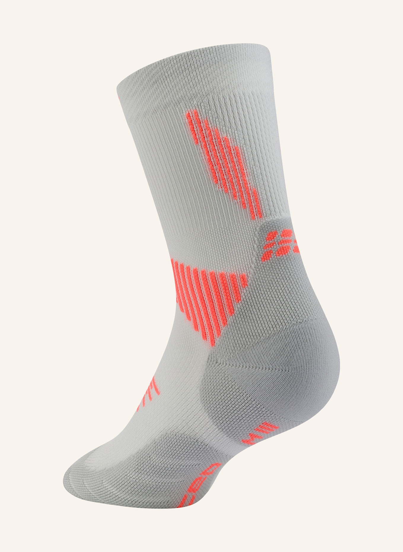 cep Laufsocken CORE RUN MID CUT: GRAU