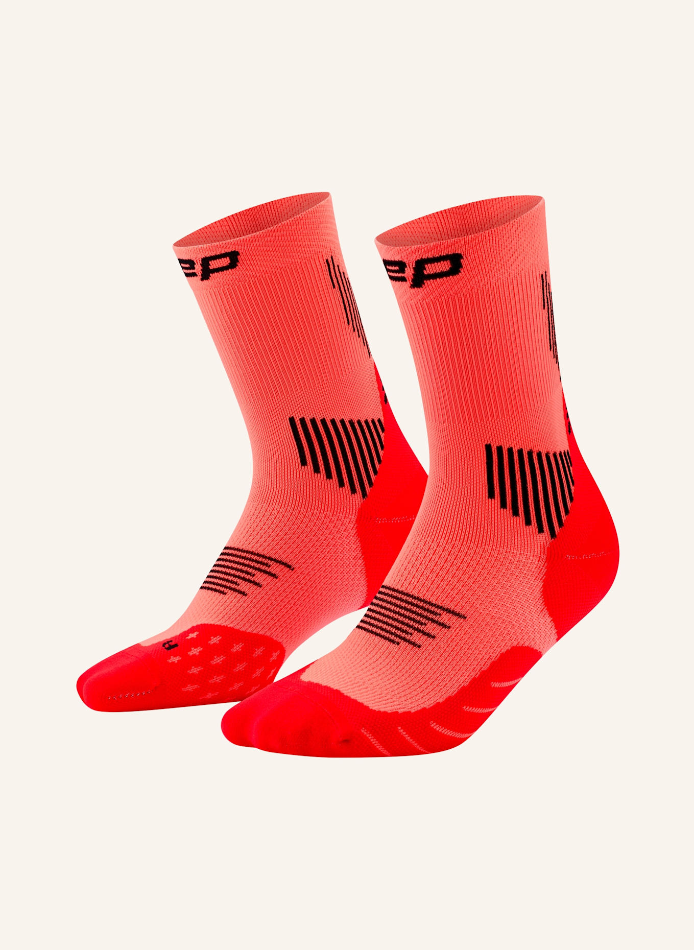 cep Laufsocken CORE RUN MID CUT: NEONORANGE