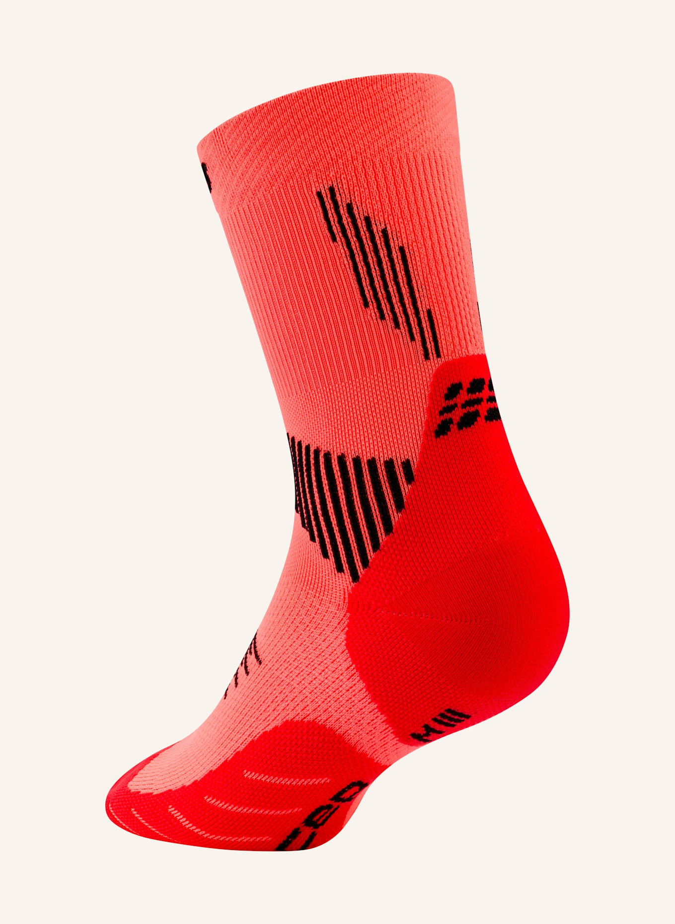 cep Laufsocken CORE RUN MID CUT: NEONORANGE