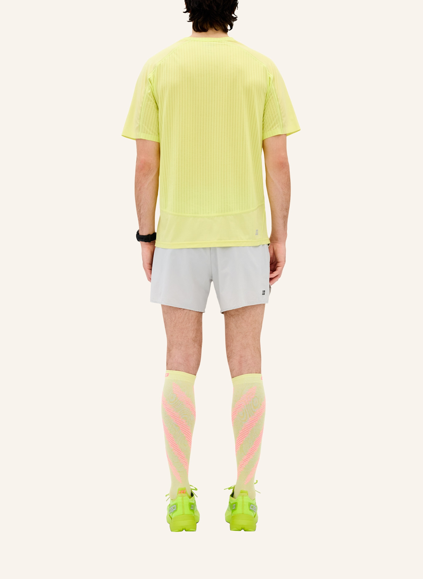 cep CEP CEP run shorts, loose fit, men: HELLGRAU