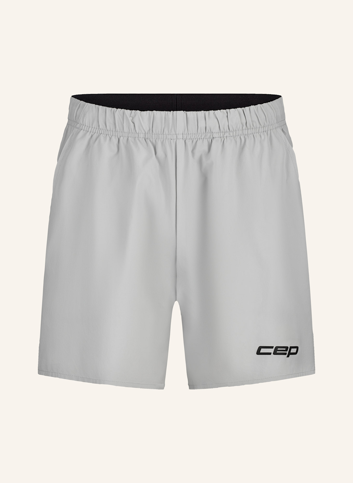 cep CEP CEP run shorts, loose fit, men: HELLGRAU