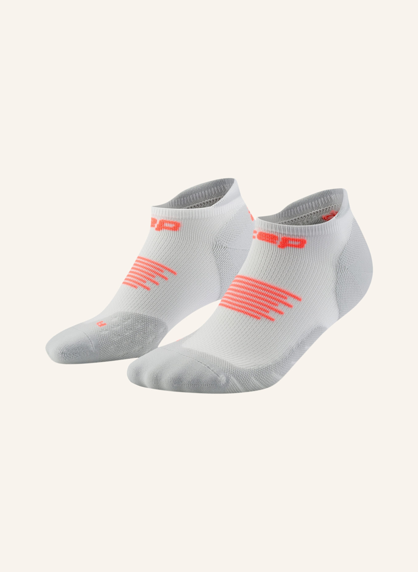 cep Laufsocken RUN 3-PACK NO SHOW mit Kompression: GRAU