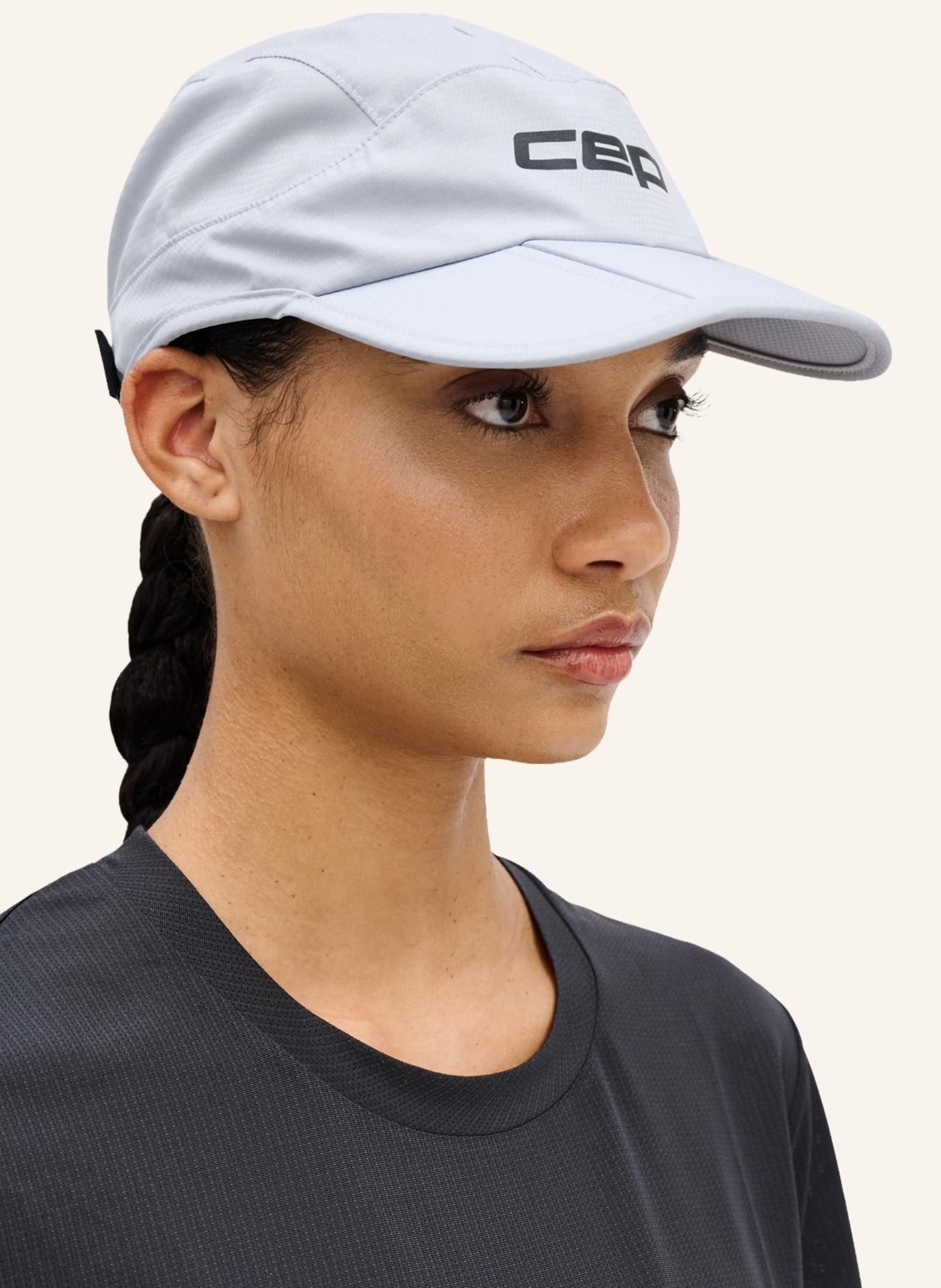 cep CEP CEP run foldable cap, unisex: HELLGRAU