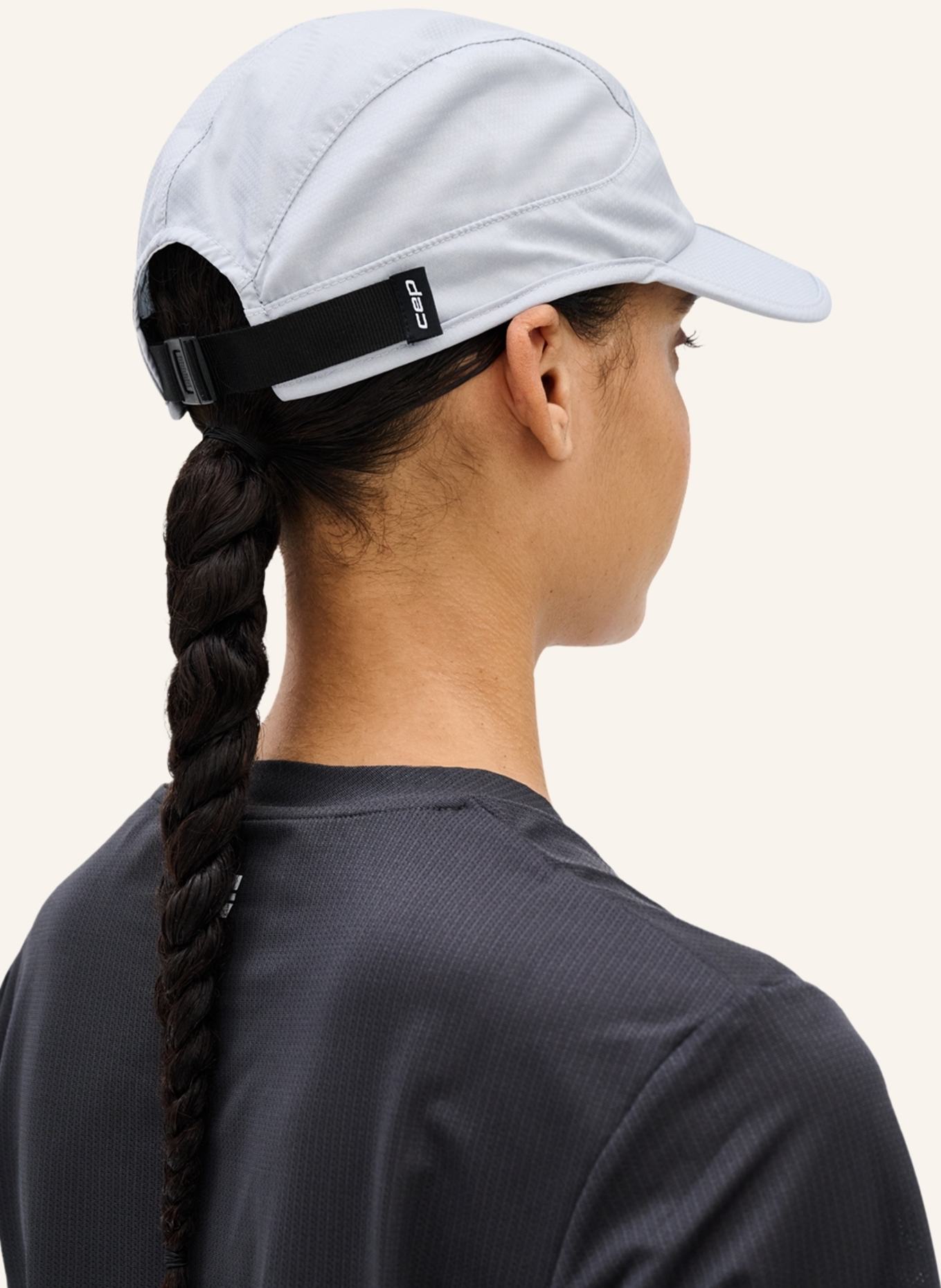 cep CEP CEP run foldable cap, unisex: HELLGRAU