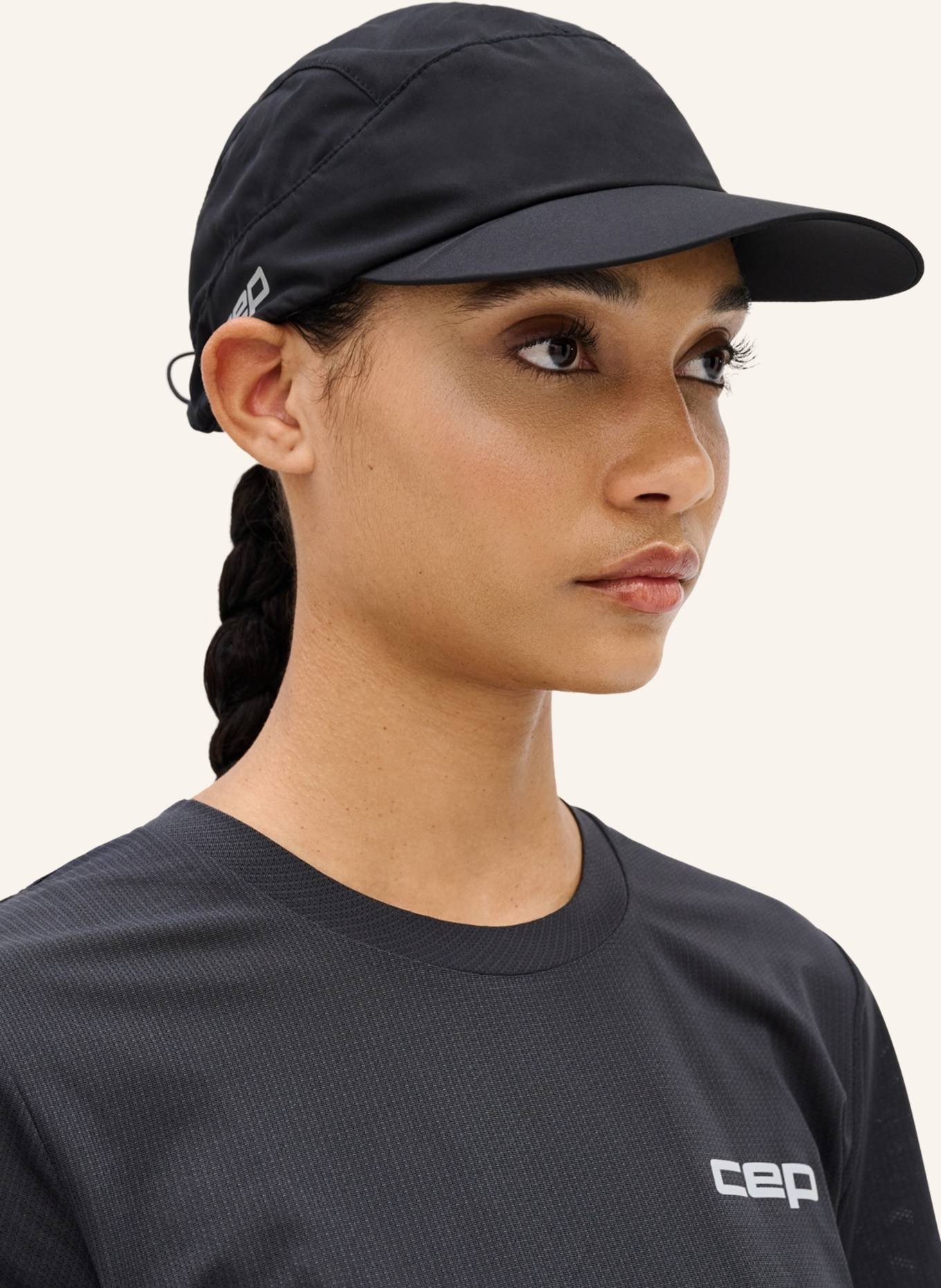 cep CEP CEP core run soft cap, unisex: SCHWARZ
