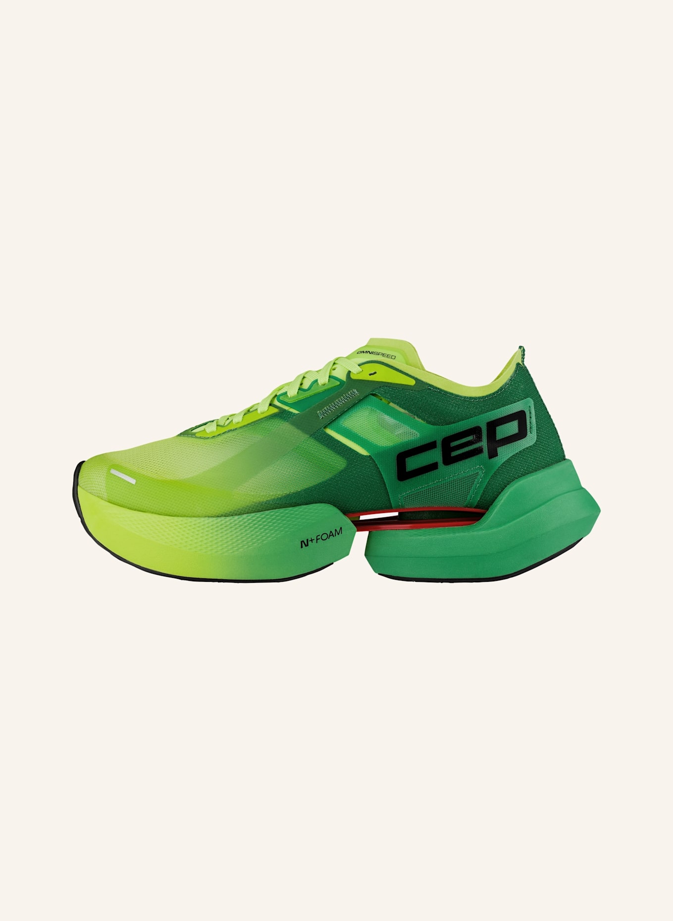 cep Laufschuhe CEP PRO RUN OMNISPEED BOWTECH: GRÜN