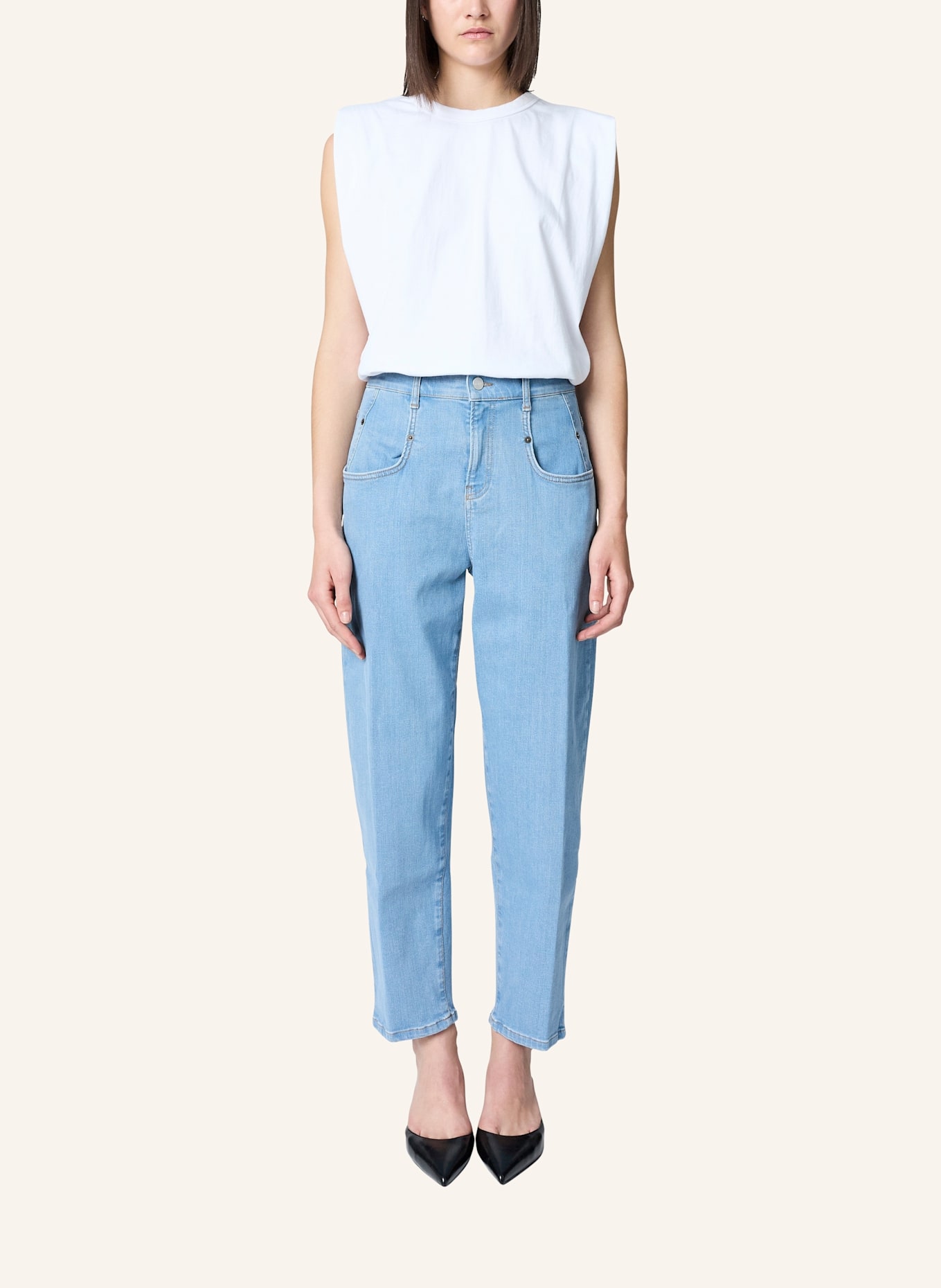 ITEM m6 Mom Jeans RELAXED HIGH RISE DENIM: HELLBLAU