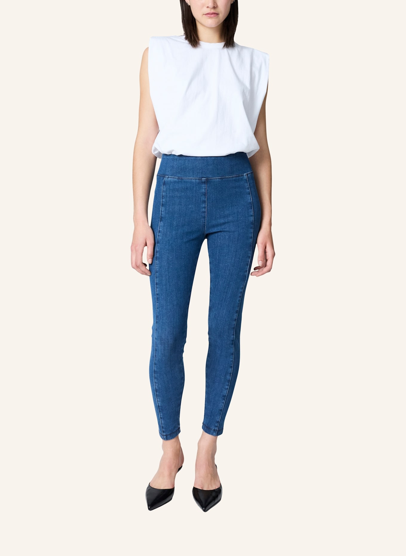 ITEM m6 Leggings DENIM mit Shapingeffekt: HELLBLAU
