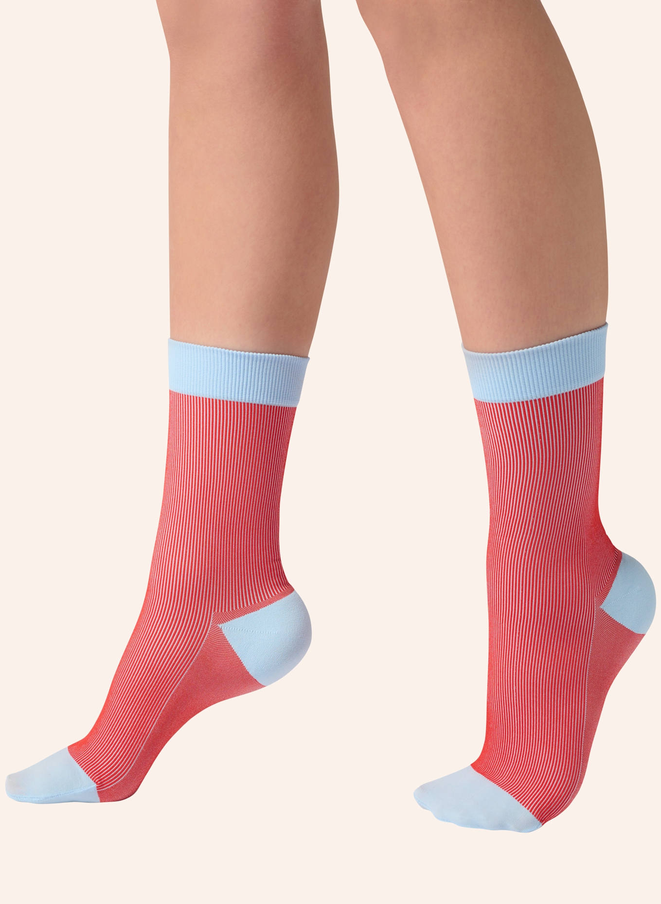 ITEM m6 Socken SNEAKER STRIPED: ROSA