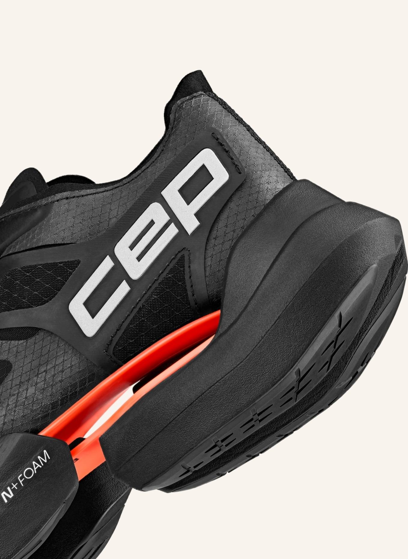 cep Laufschuhe CEP PRO RUN OPTASPEED BOWTECH: SCHWARZ