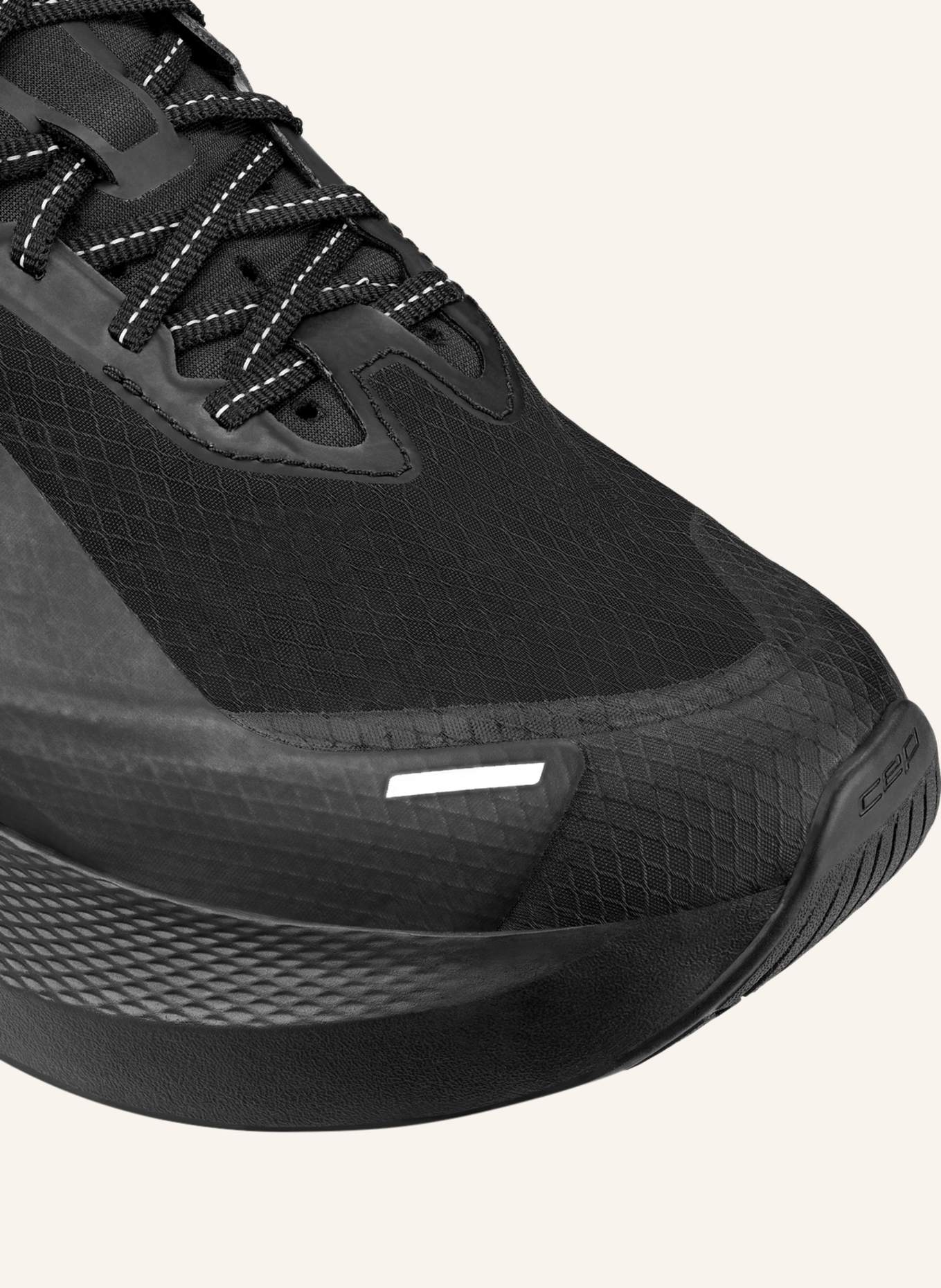 cep Laufschuhe CEP PRO RUN OPTASPEED BOWTECH: SCHWARZ