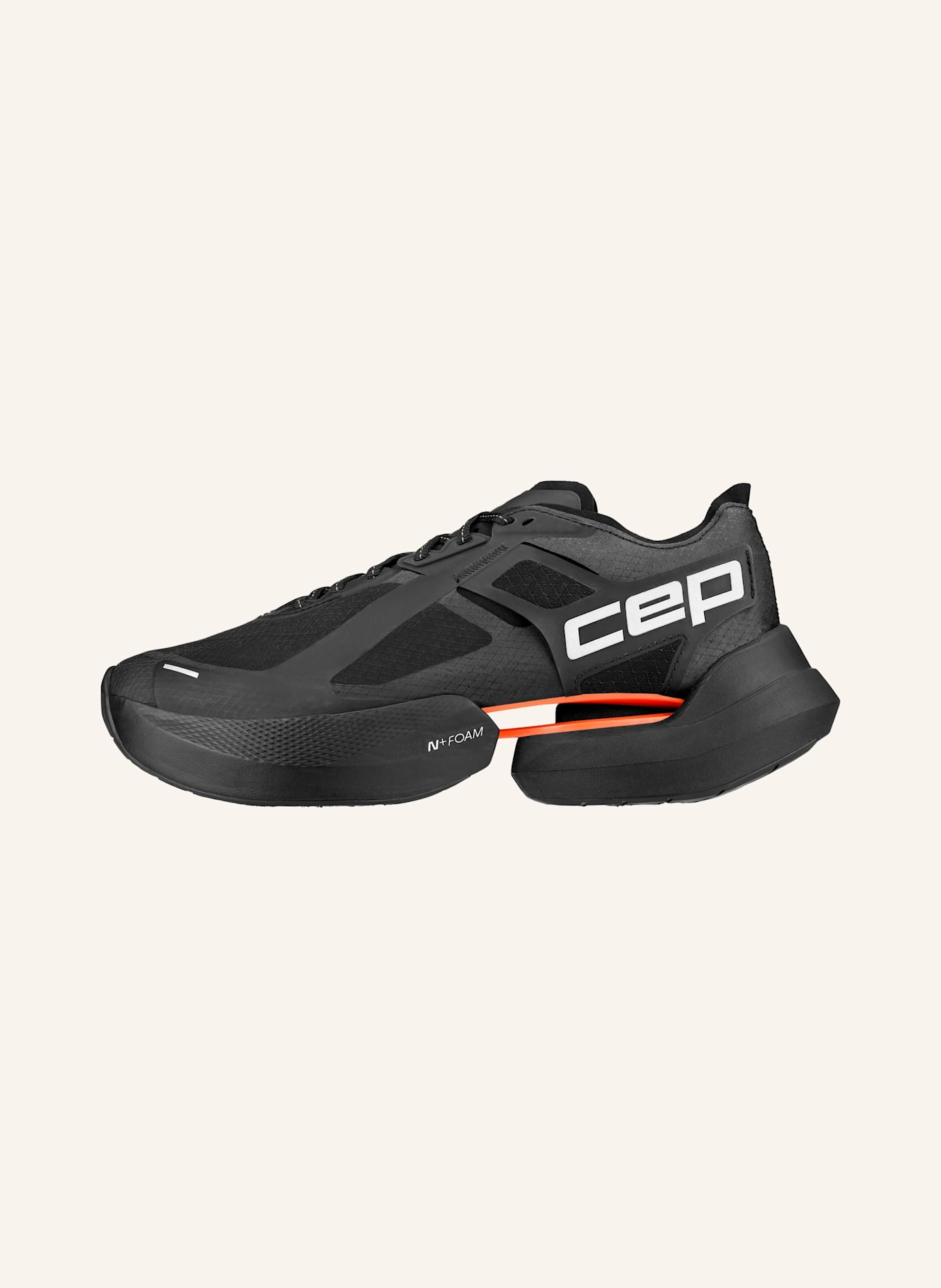 cep Laufschuhe CEP PRO RUN OPTASPEED BOWTECH: SCHWARZ
