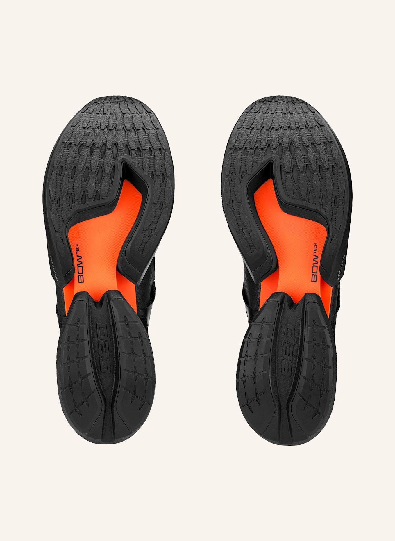 cep Laufschuhe CEP PRO RUN OPTASPEED BOWTECH: SCHWARZ