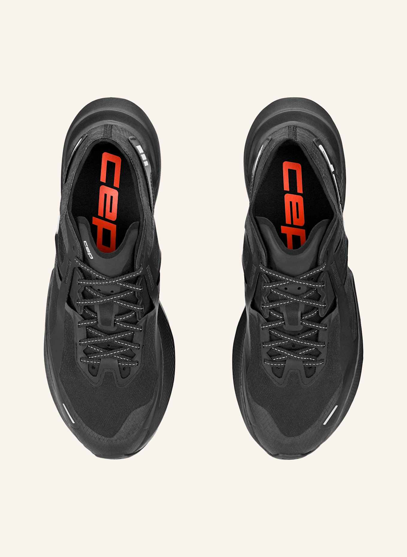 cep Laufschuhe CEP PRO RUN OPTASPEED BOWTECH: SCHWARZ