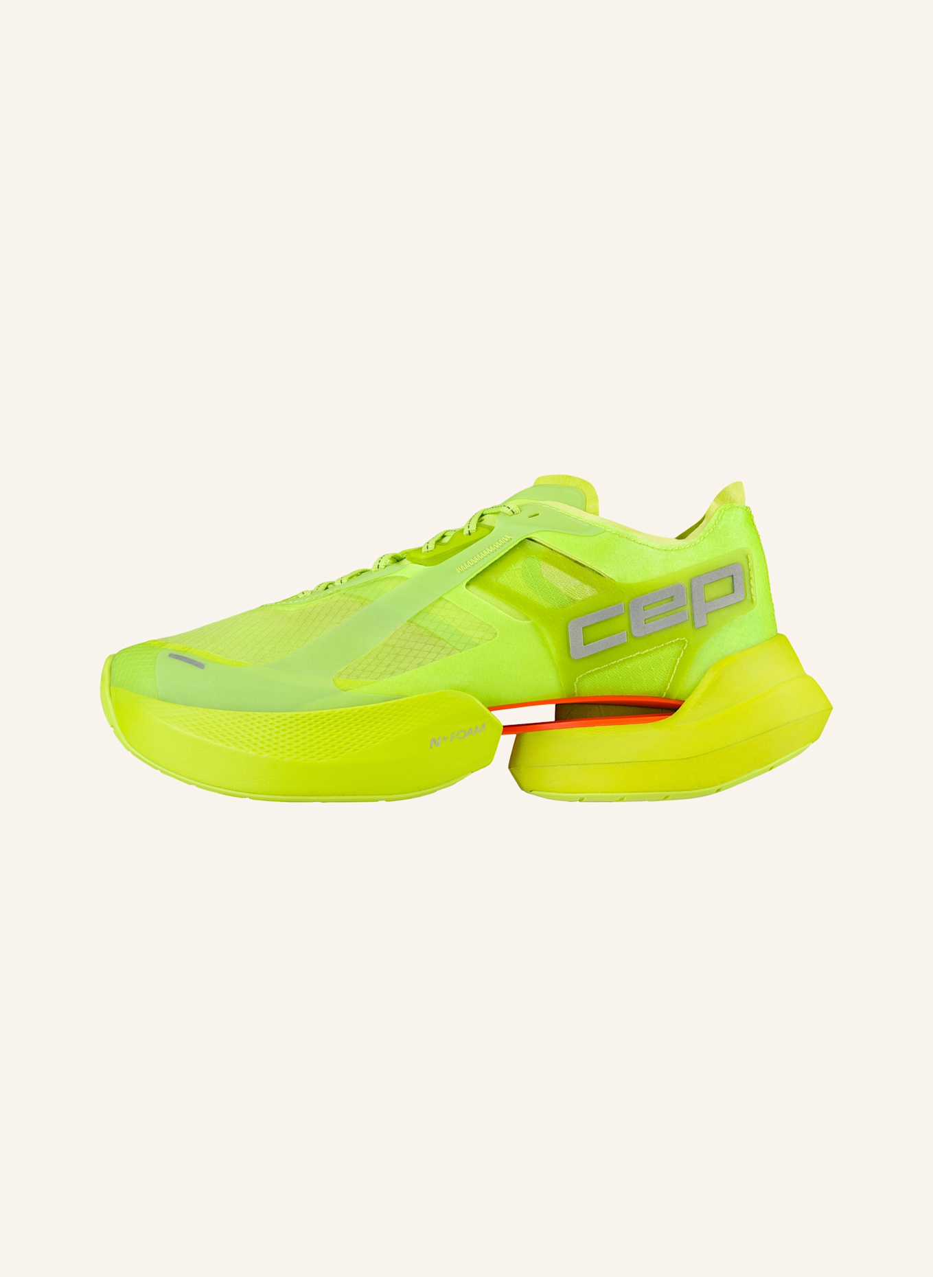 cep Laufschuhe CEP PRO RUN OPTASPEED BOWTECH: HELLGRÜN