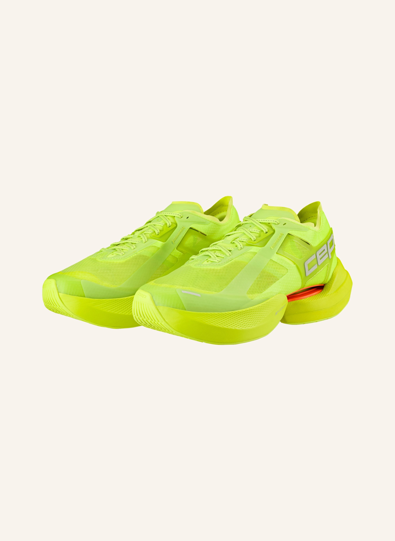 cep Laufschuhe CEP PRO RUN OPTASPEED BOWTECH: HELLGRÜN