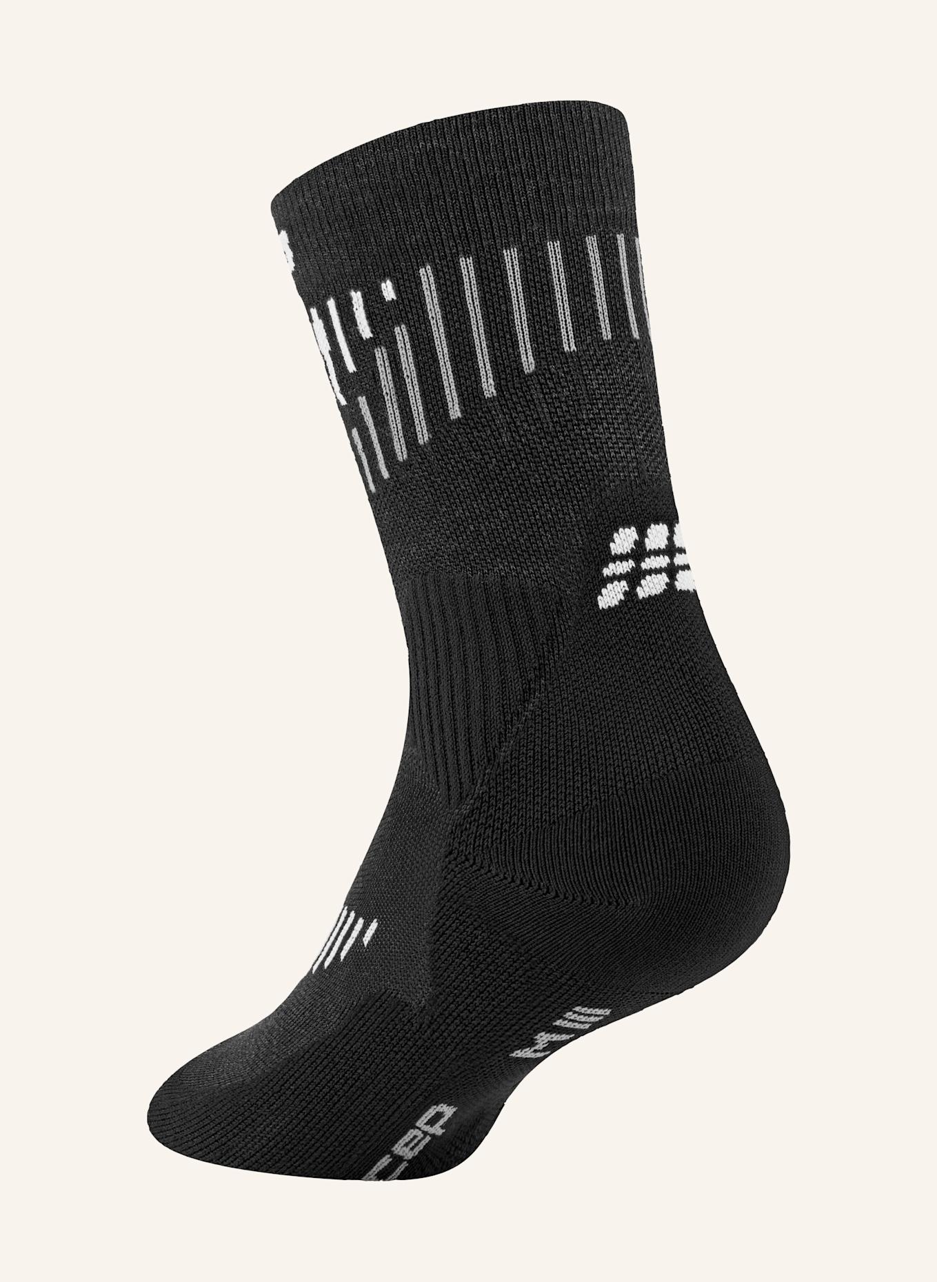 cep CEP CEP core run merino socks, mid cut, 3.0, women: SCHWARZ