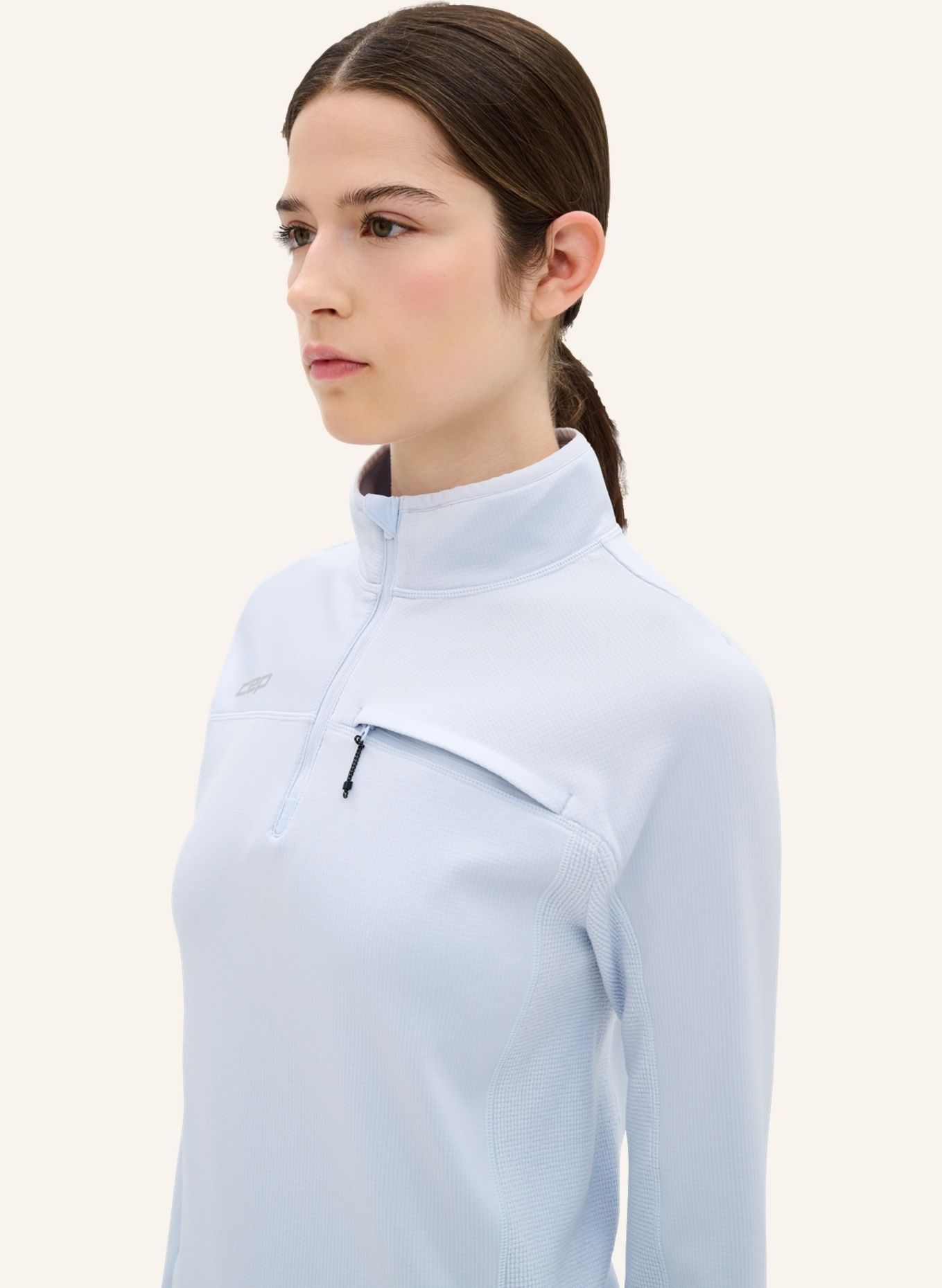 cep Longsleeve CORE RUN THERMAL ZIP SHIRT 2.0: HELLBLAU
