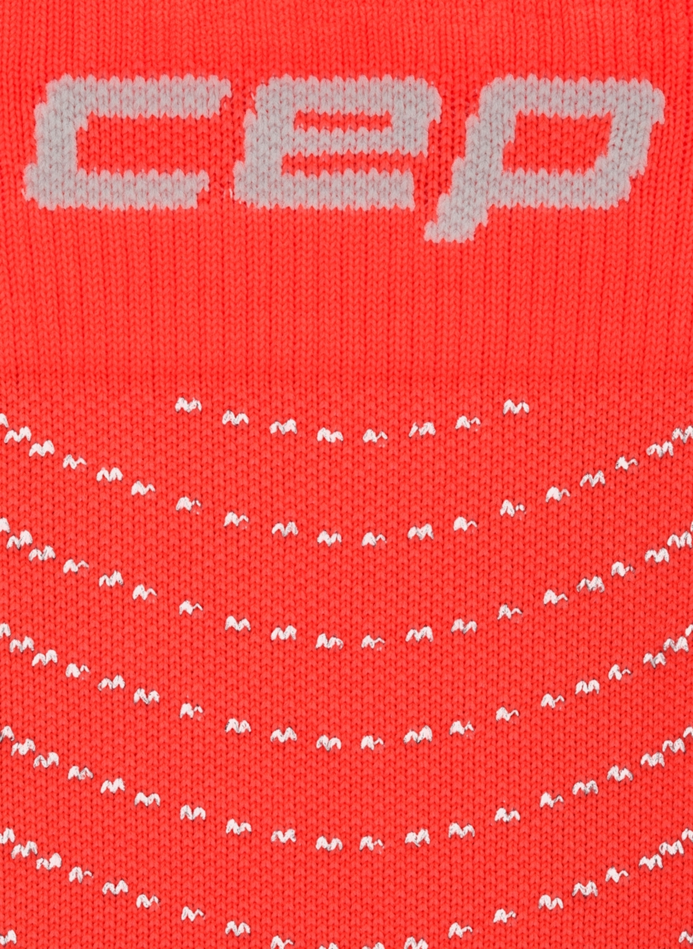 cep CEP CEP pro run reflective socks, tall, 3.0, men: NEONORANGE
