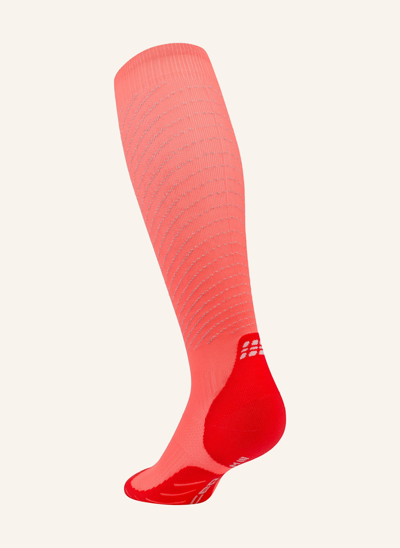 cep CEP CEP pro run reflective socks, tall, 3.0,  women: NEONORANGE