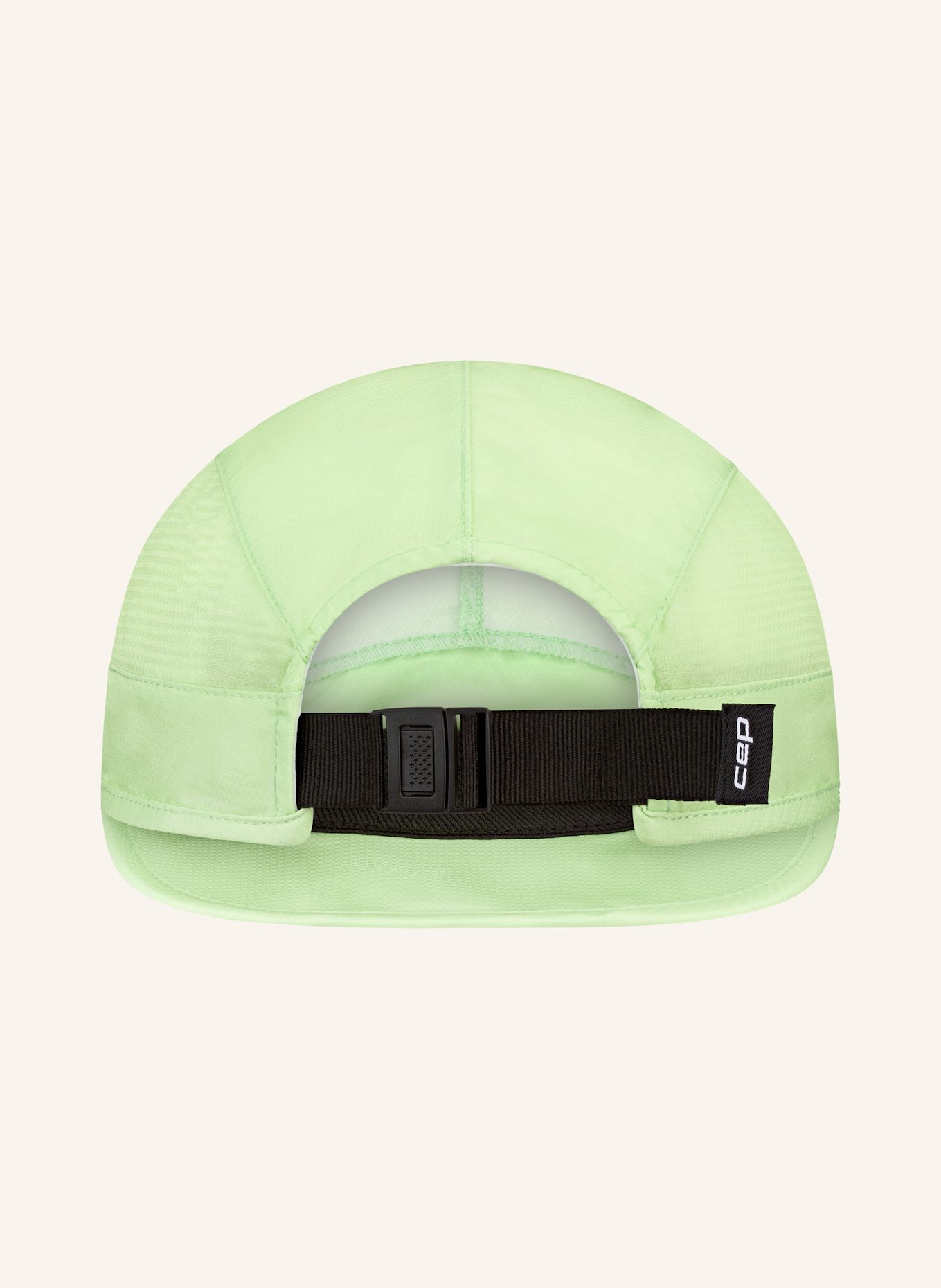 cep CEP CEP run foldable cap, unisex: HELLGRÜN