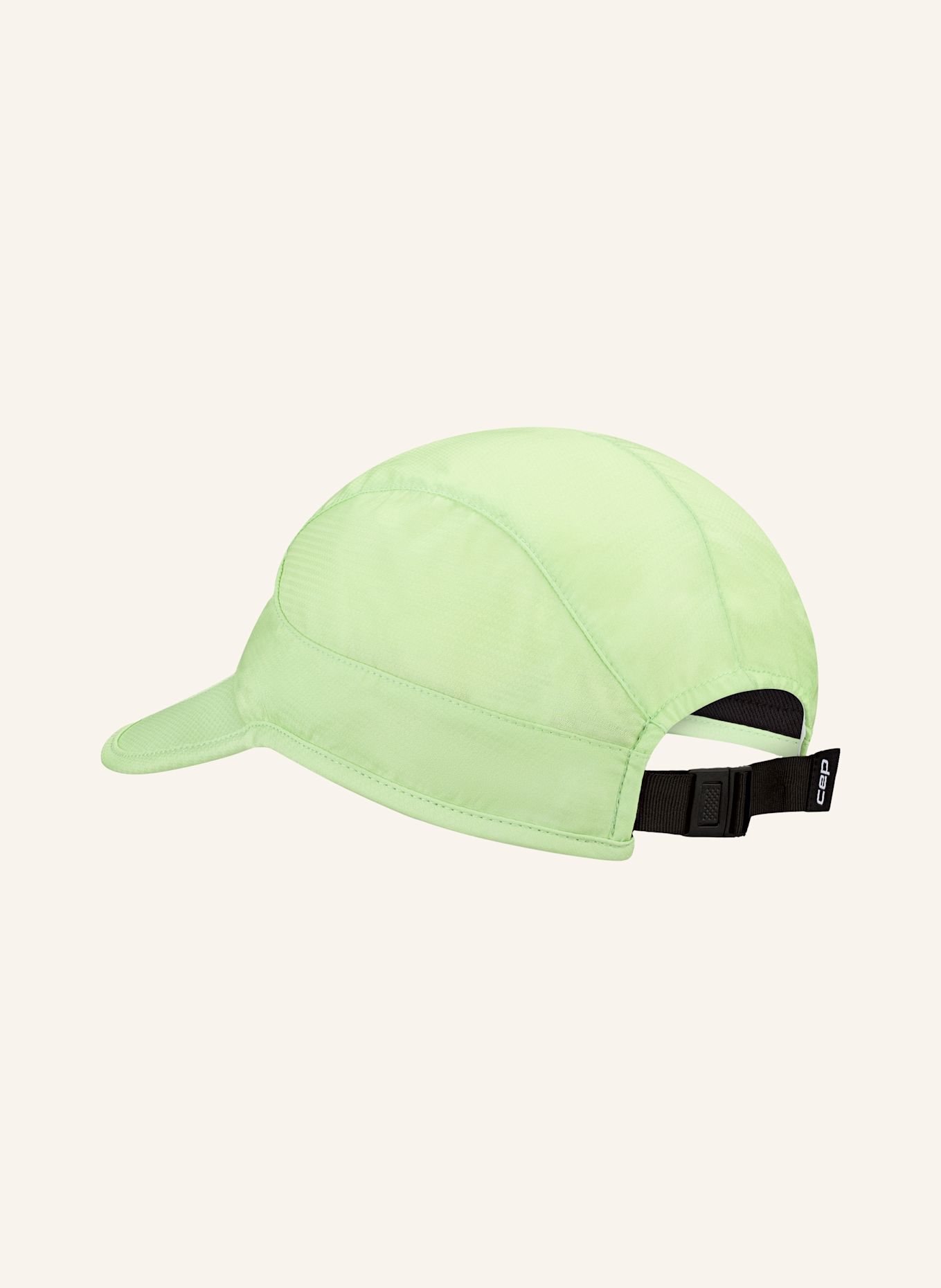 cep CEP CEP run foldable cap, unisex: HELLGRÜN