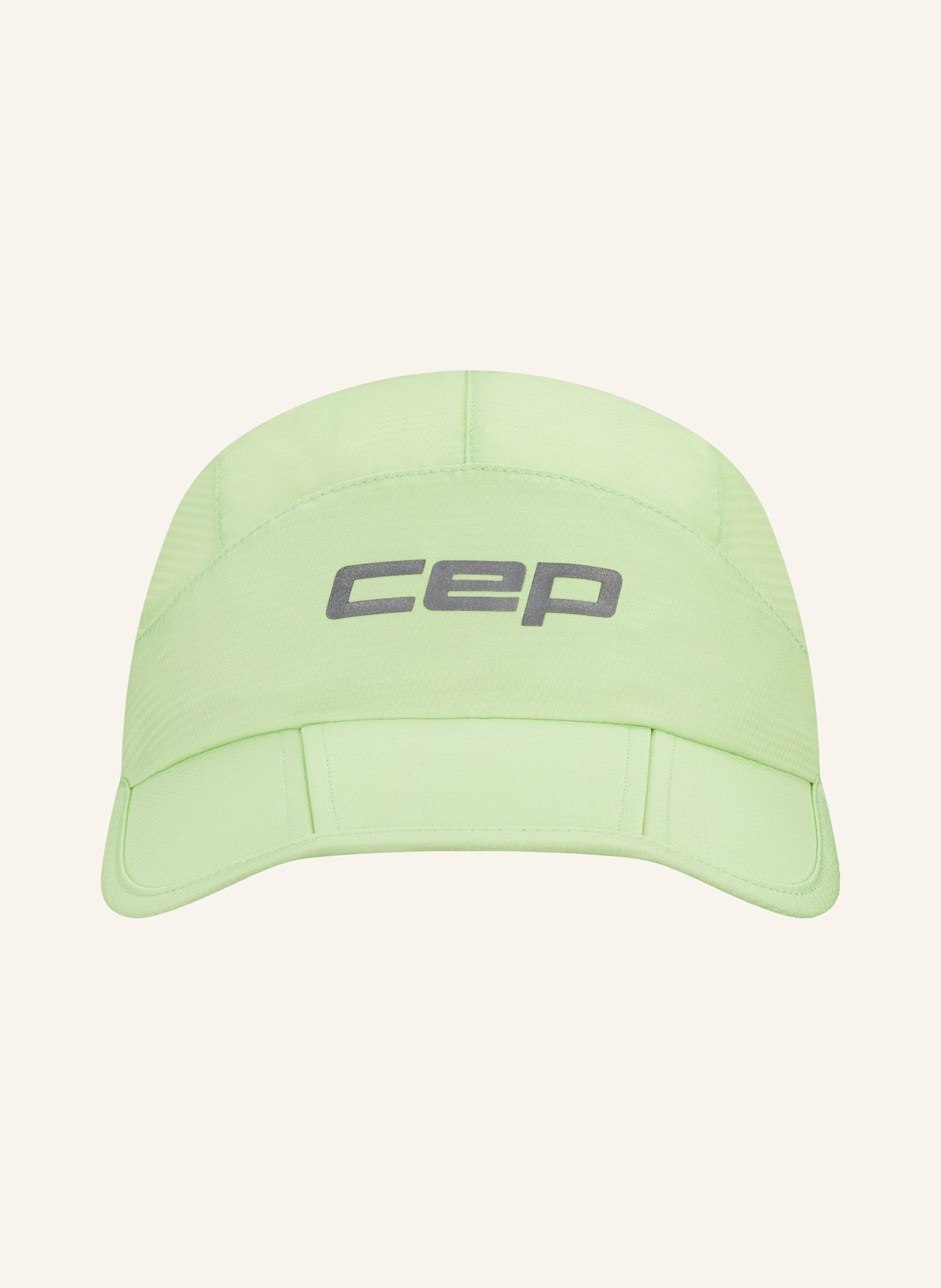 cep CEP CEP run foldable cap, unisex: HELLGRÜN