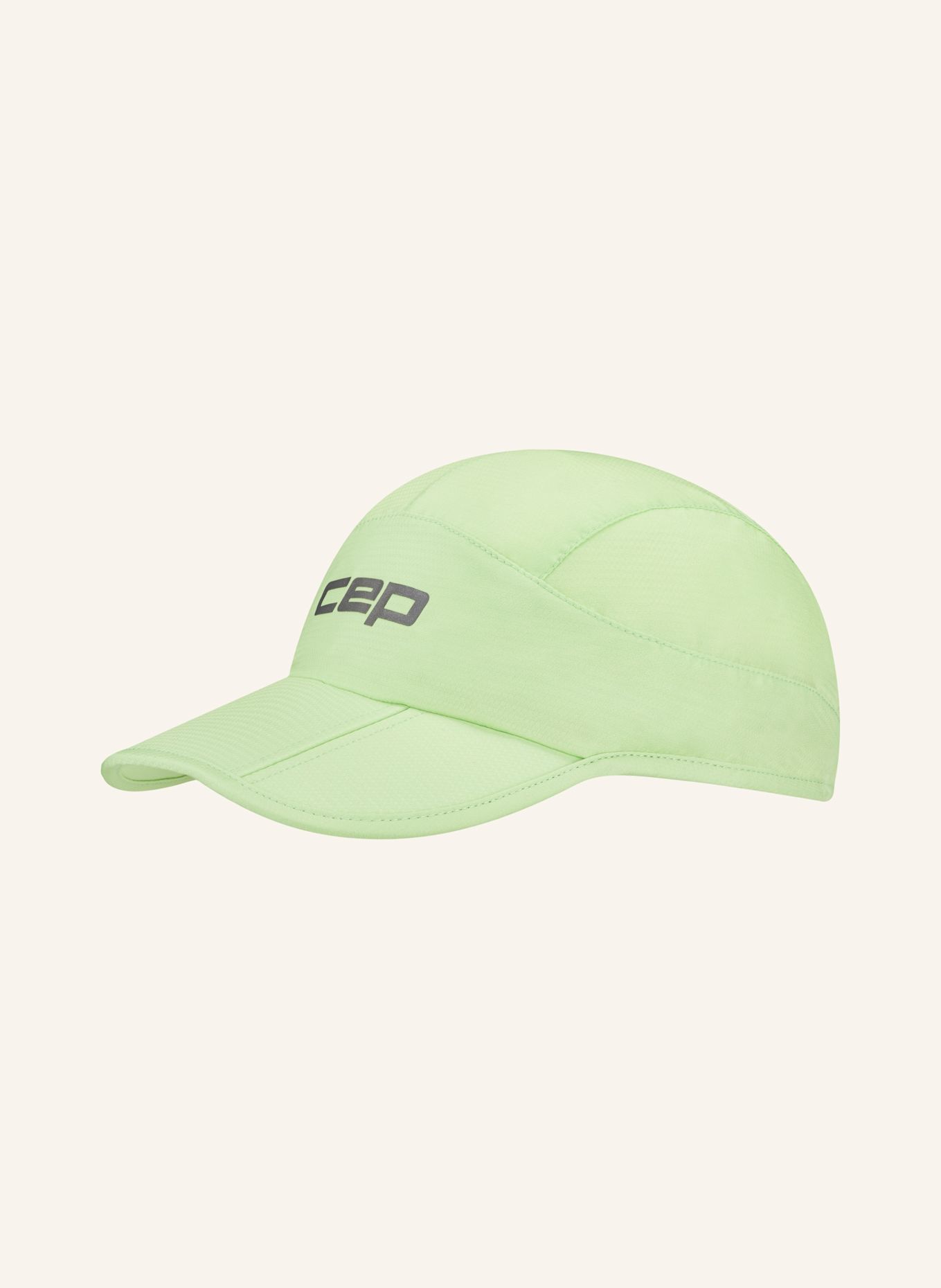 cep CEP CEP run foldable cap, unisex: HELLGRÜN