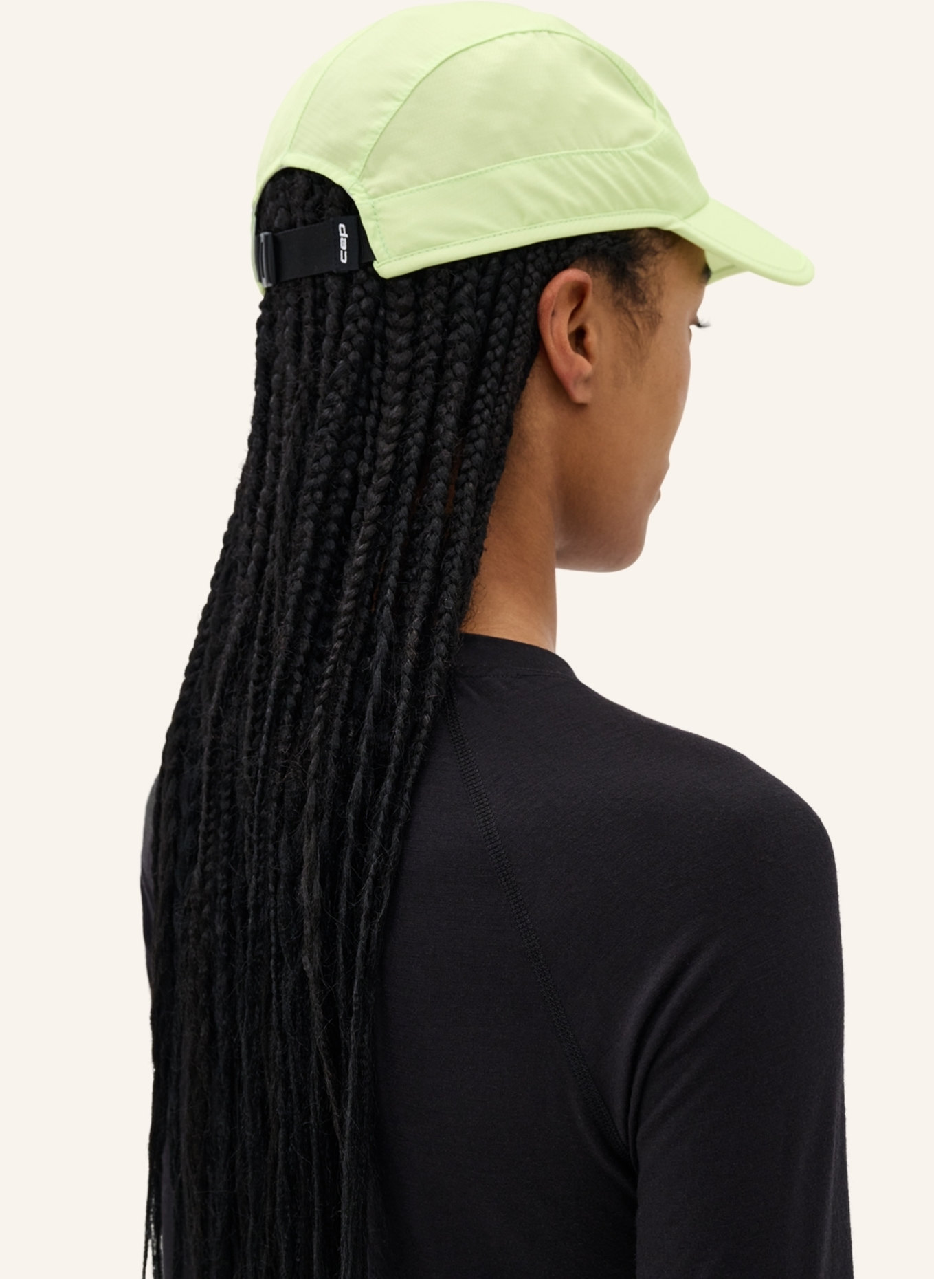cep CEP CEP run foldable cap, unisex: HELLGRÜN