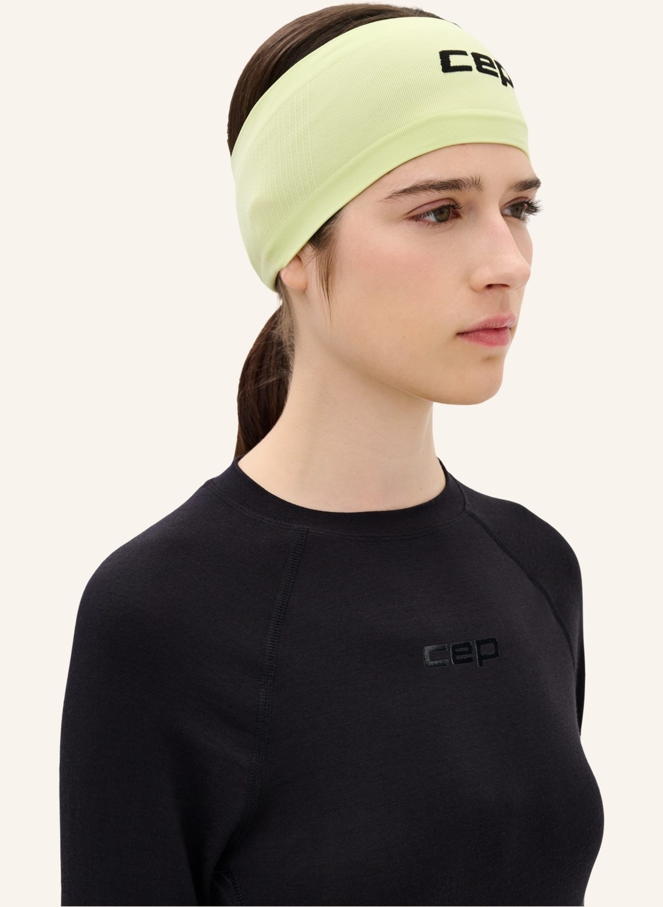 cep Run Stirnband: HELLGRÜN