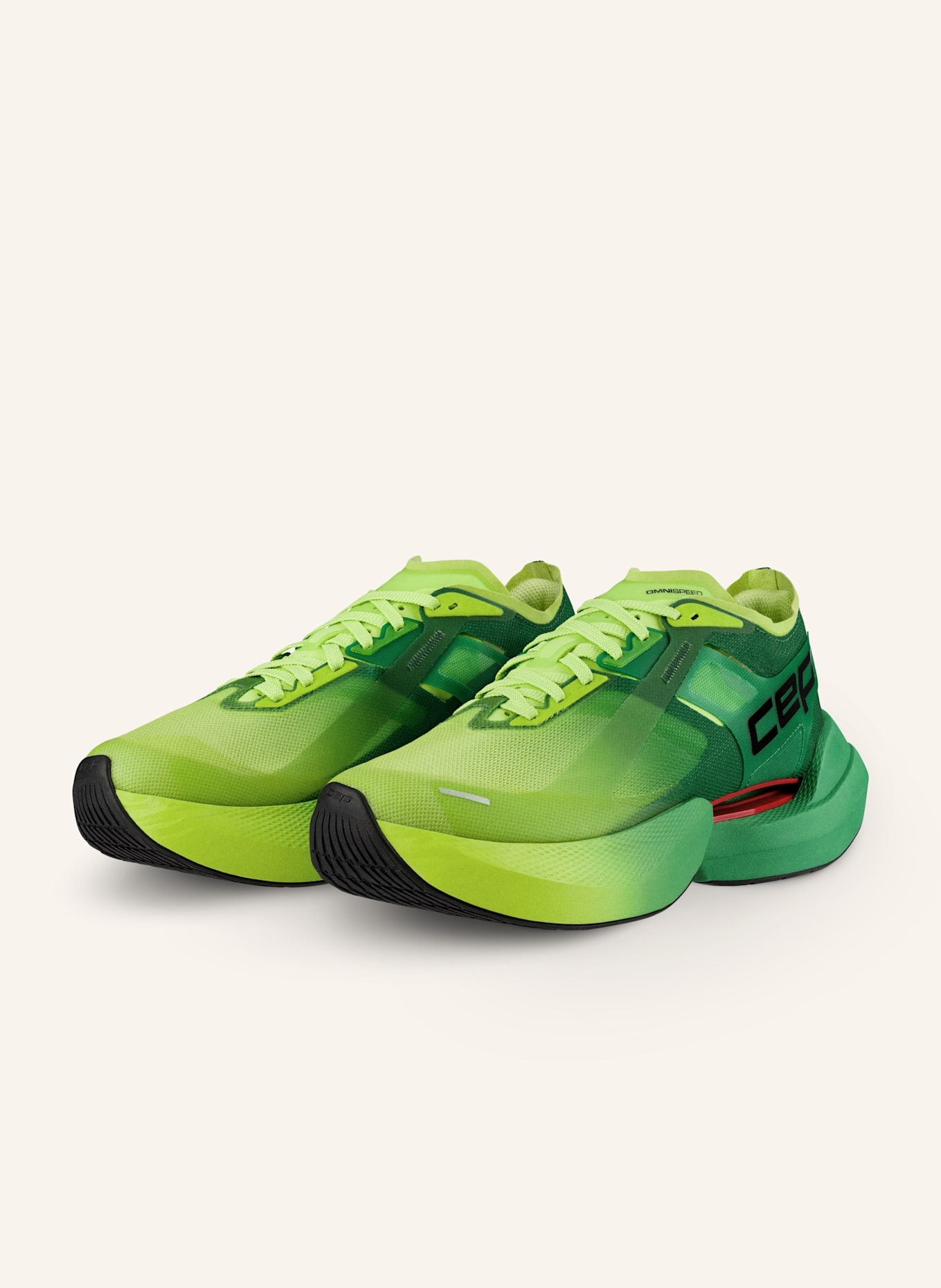 cep Laufschuhe CEP PRO RUN OMNISPEED BOWTECH: GRÜN