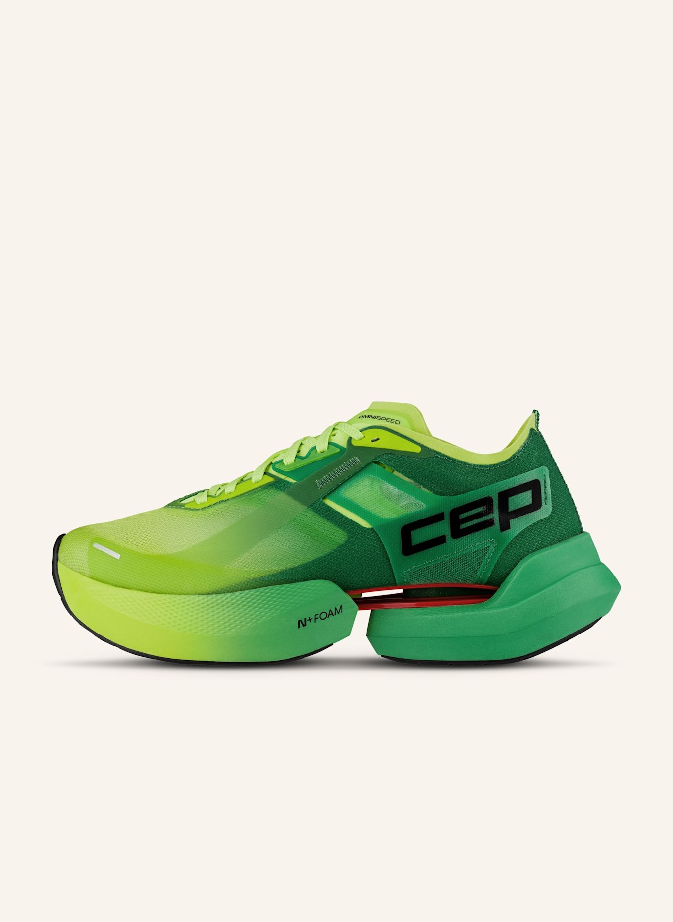 cep Laufschuhe CEP PRO RUN OMNISPEED BOWTECH: GRÜN