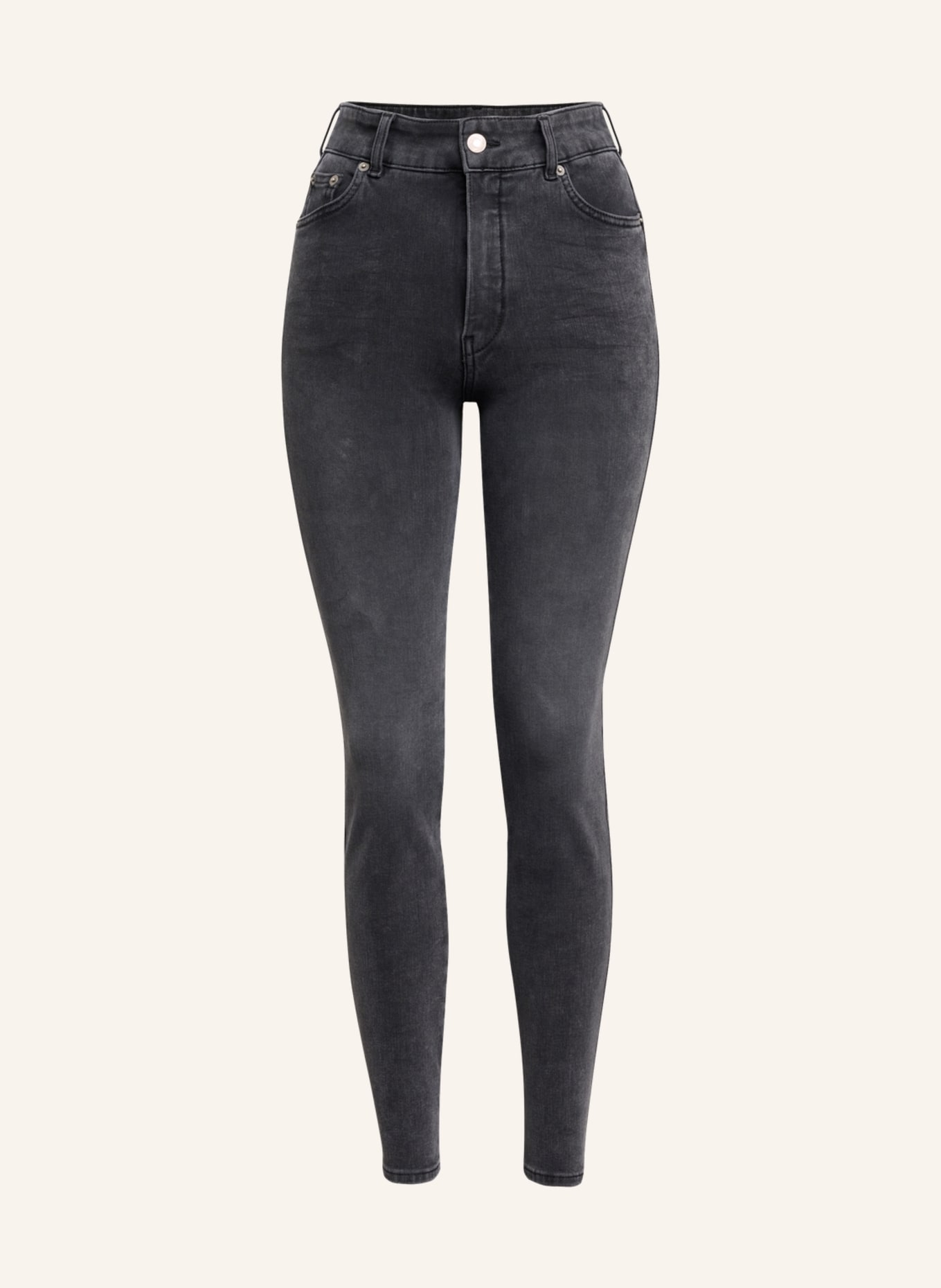 ITEM m6 Jeans DENIM HIGH RISE mit Shaping-Effekt, Farbe: GRAU (Bild 1)