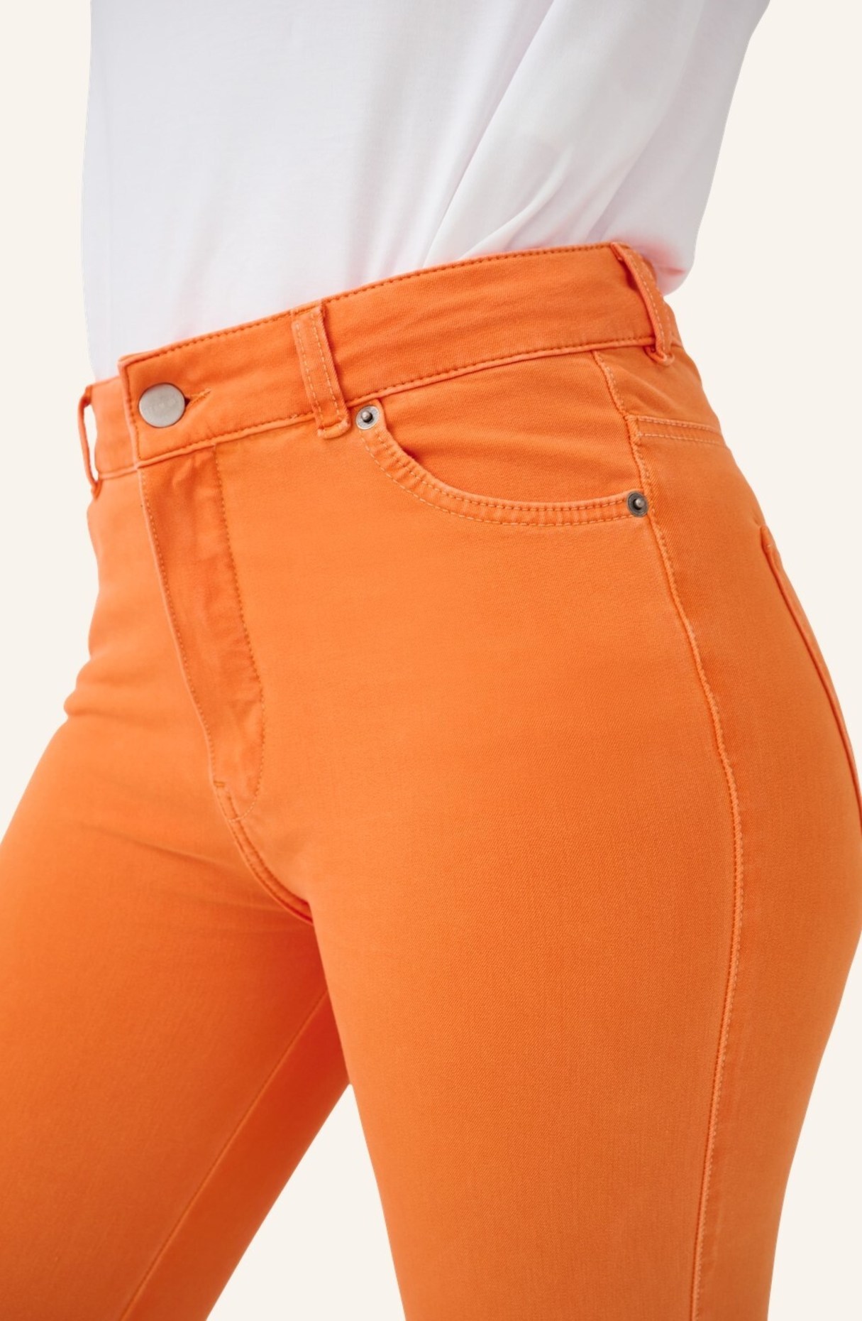 ITEM m6 Jeans SKINNY HIGH RISE mit Shaping-Effekt: ORANGE