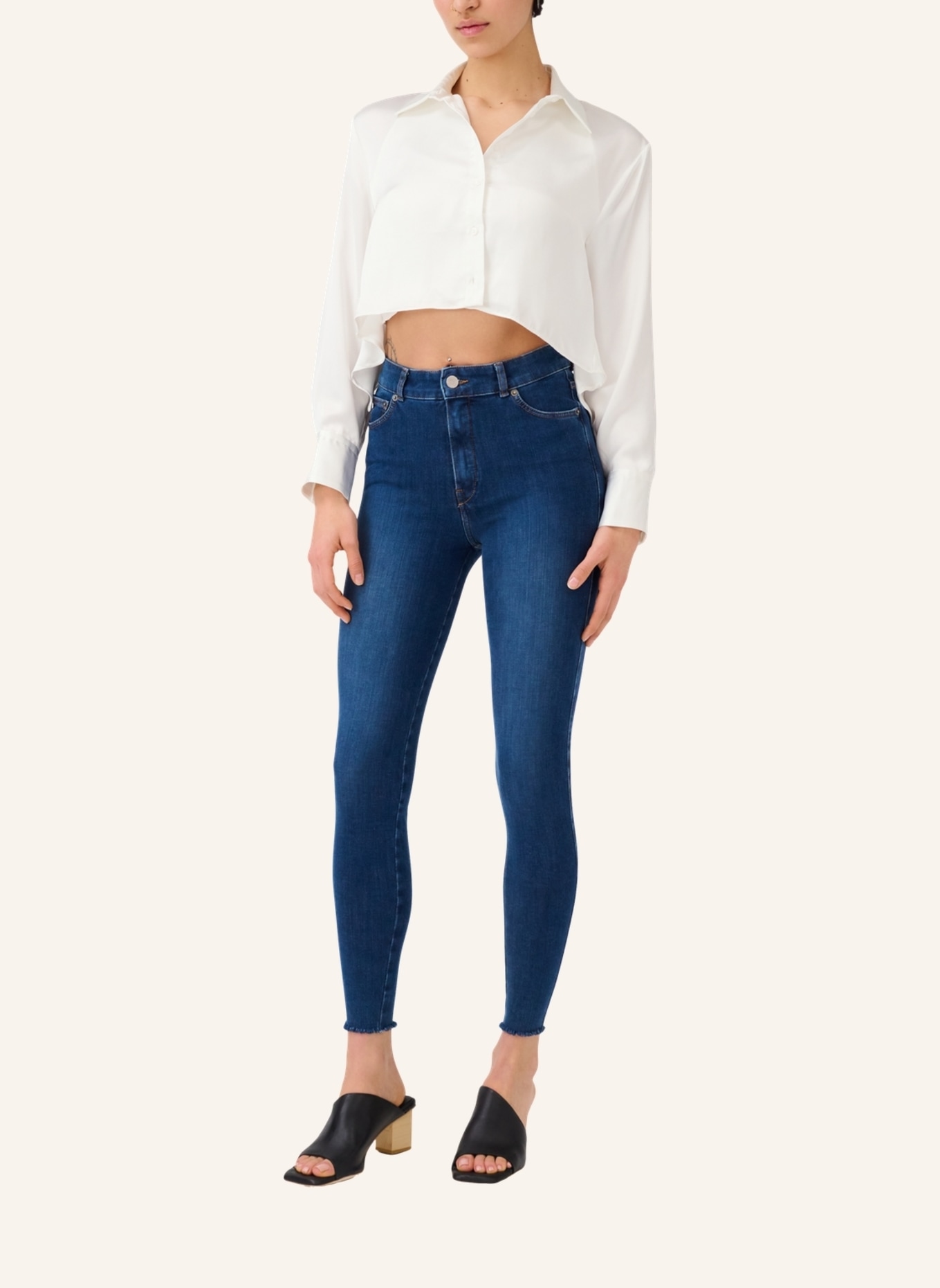 ITEM m6 Jeans SKINNY HIGH RISE mit Shaping-Effekt, Farbe: BLAU (Bild 5)