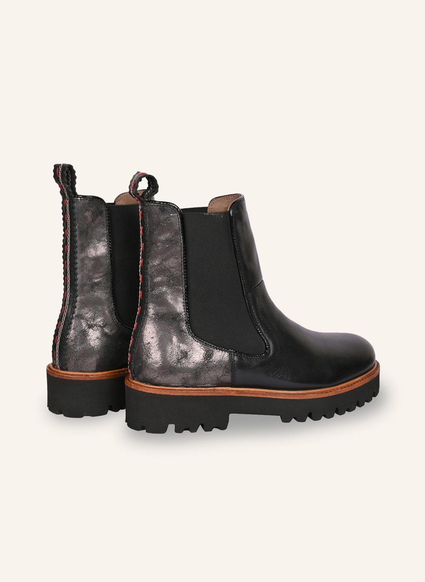 CRICKIT  Boot NOLA, Farbe: SCHWARZ/ COGNAC (Bild 2)